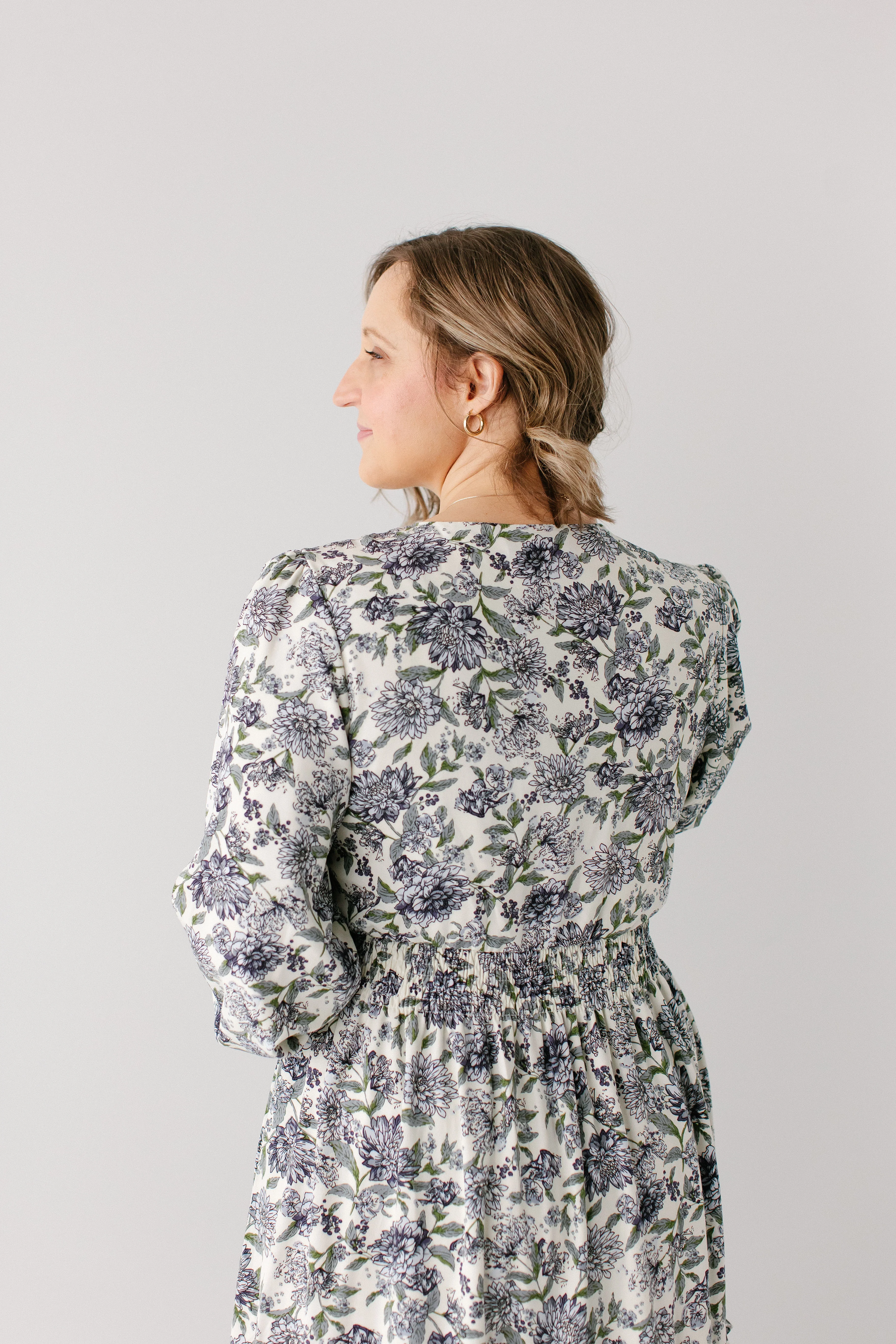 Poetry Blue Floral Tiered Maxi Dress FINAL SALE - Image 8