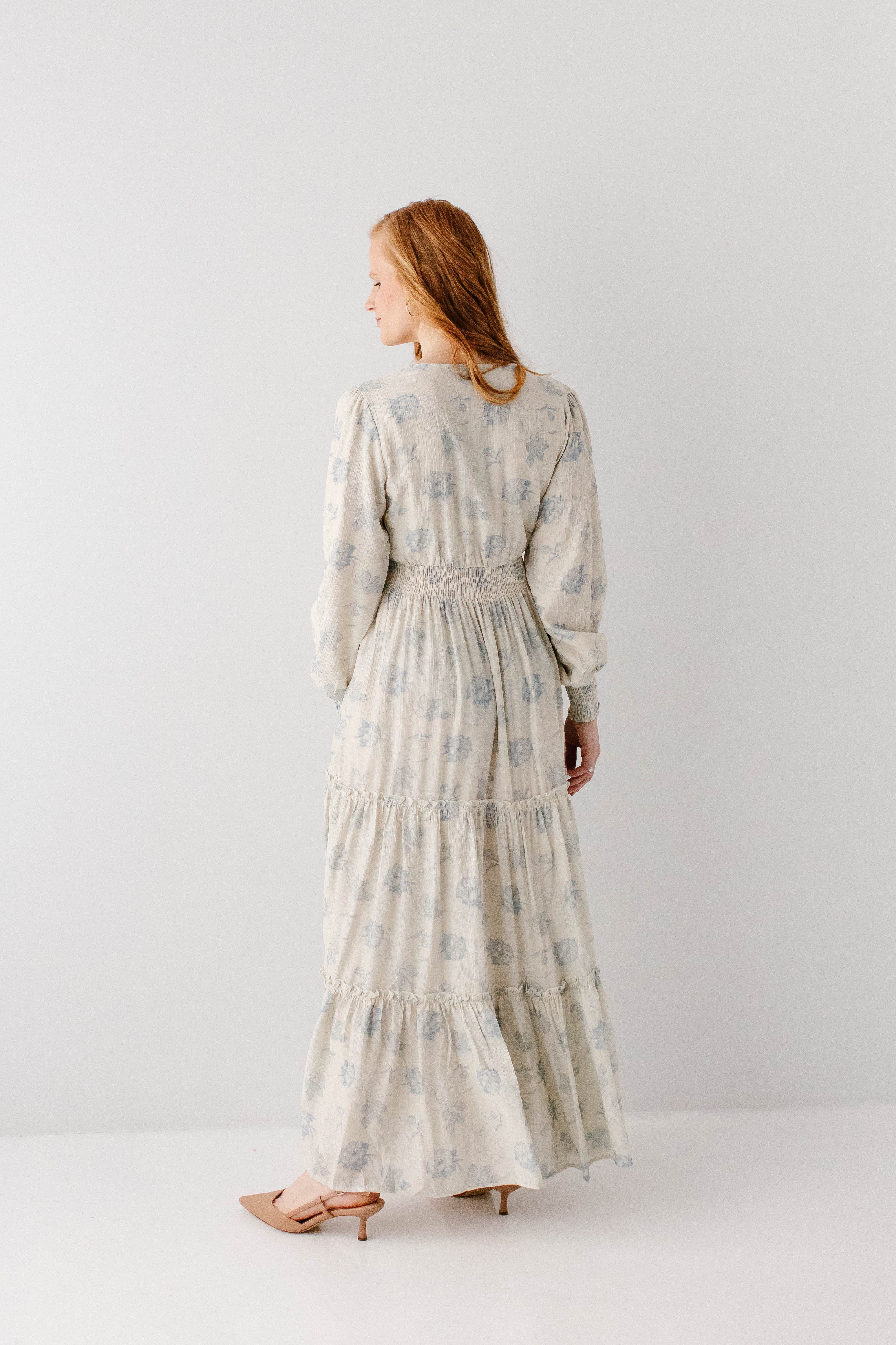 Poetry Dusty Floral Tiered Maxi Dress FINAL SALE - Image 7