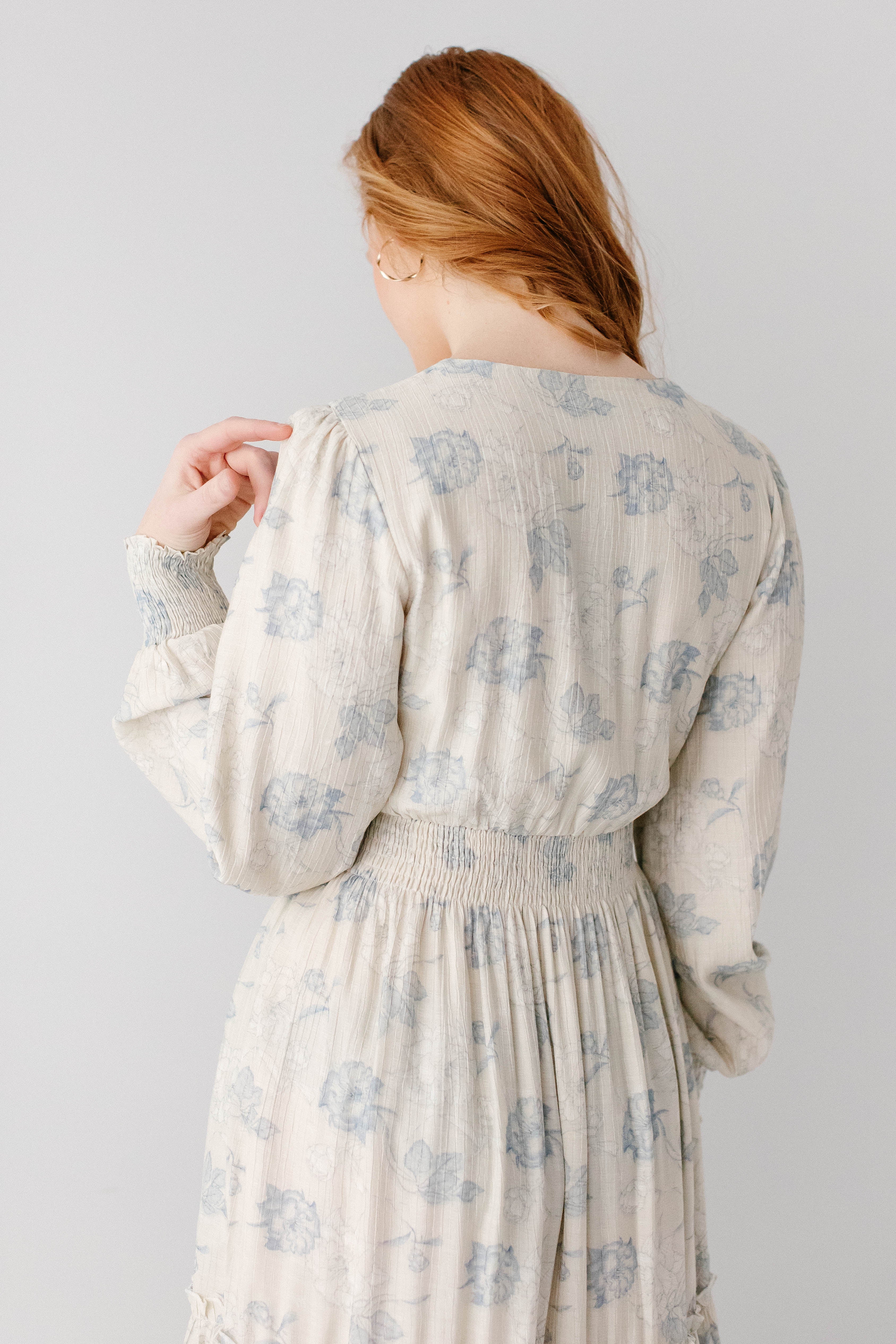 Poetry Dusty Floral Tiered Maxi Dress FINAL SALE - Image 8