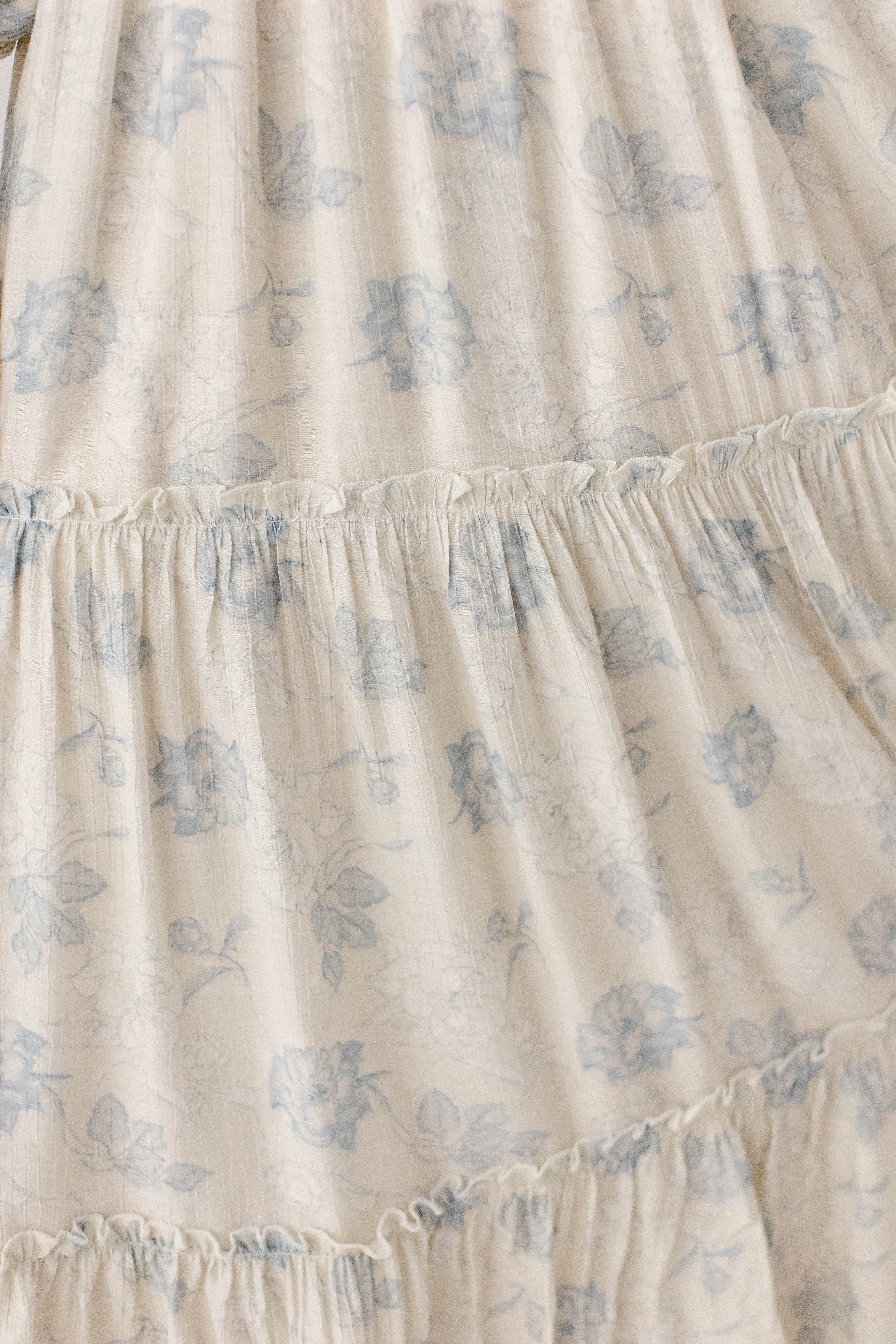 Poetry Dusty Floral Tiered Maxi Dress FINAL SALE - Image 9