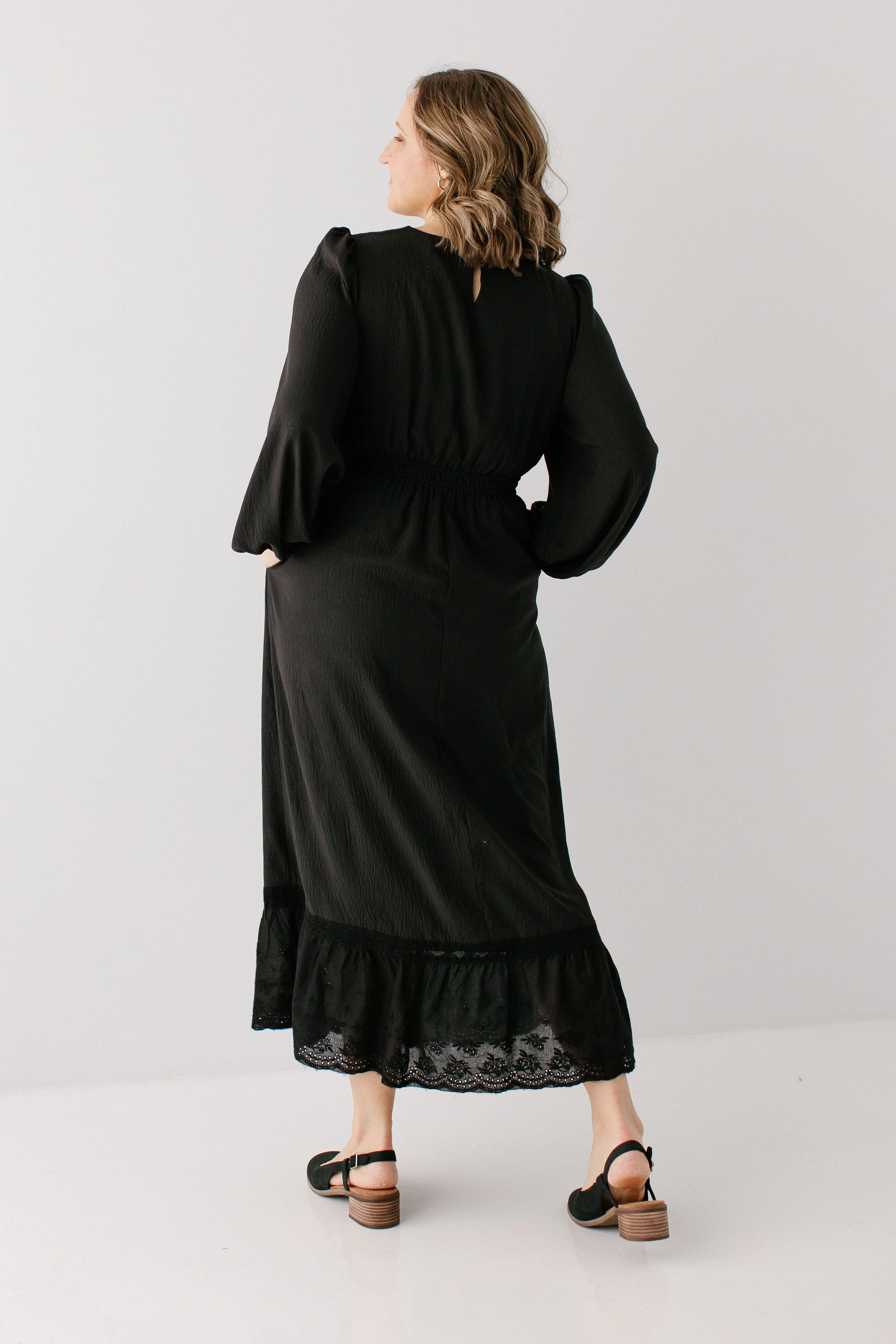 'Prestyn' Eyelet Detail Maxi Dress FINAL SALE - Image 7