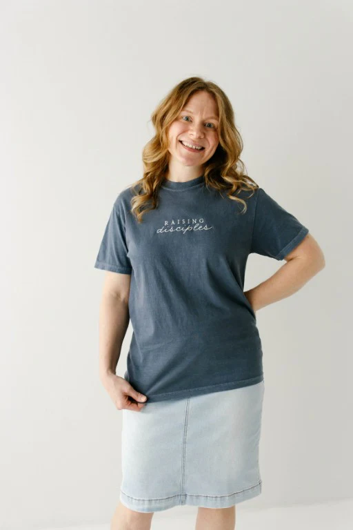 Raising Disciples Embroidered Comfort Colors Tee - Image 7