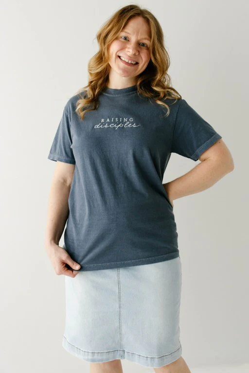 Raising Disciples Embroidered Comfort Colors Tee - Image 9