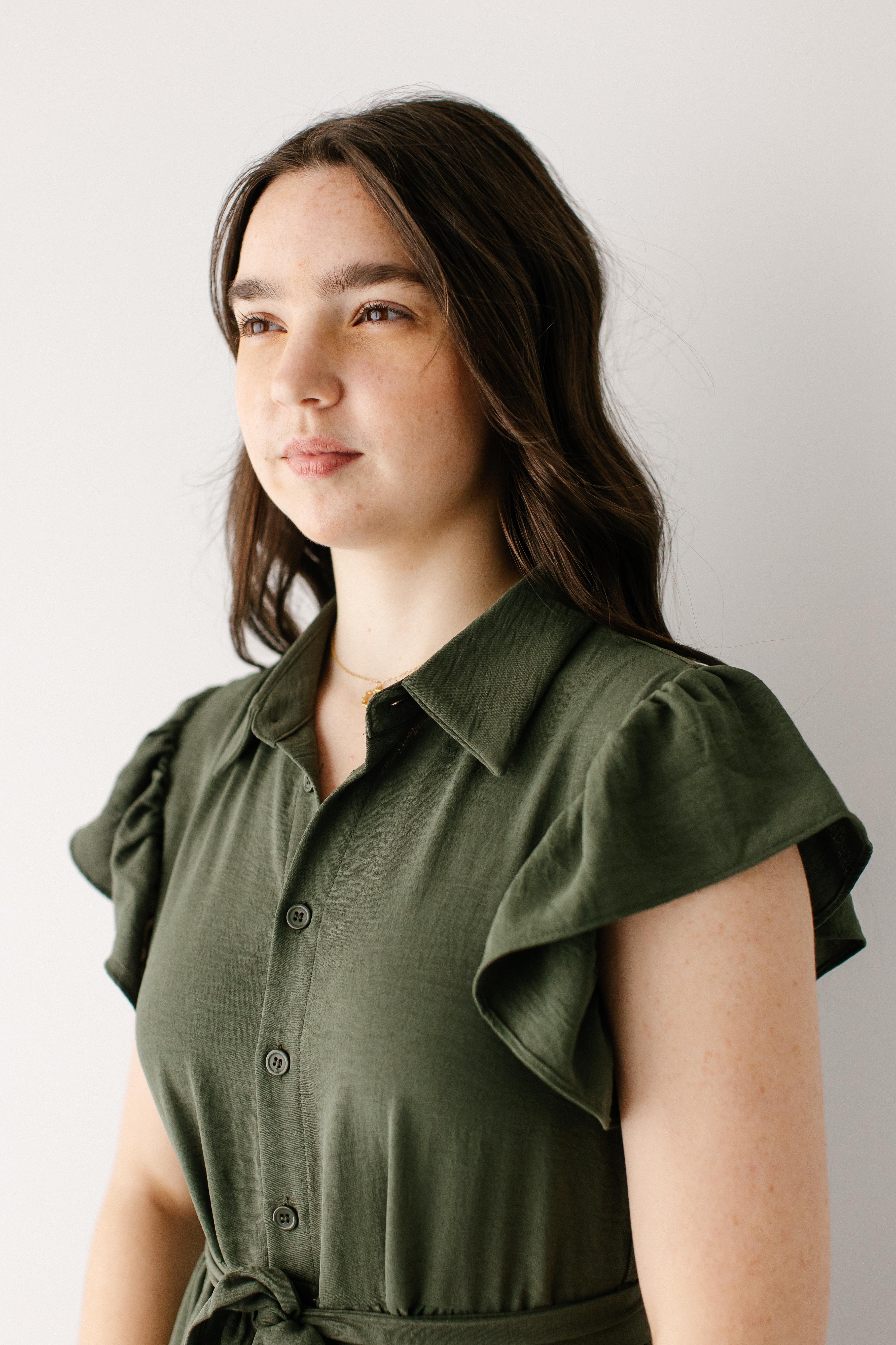 Reed Ruffle Sleeve Tiered Maxi Dress - Image 6