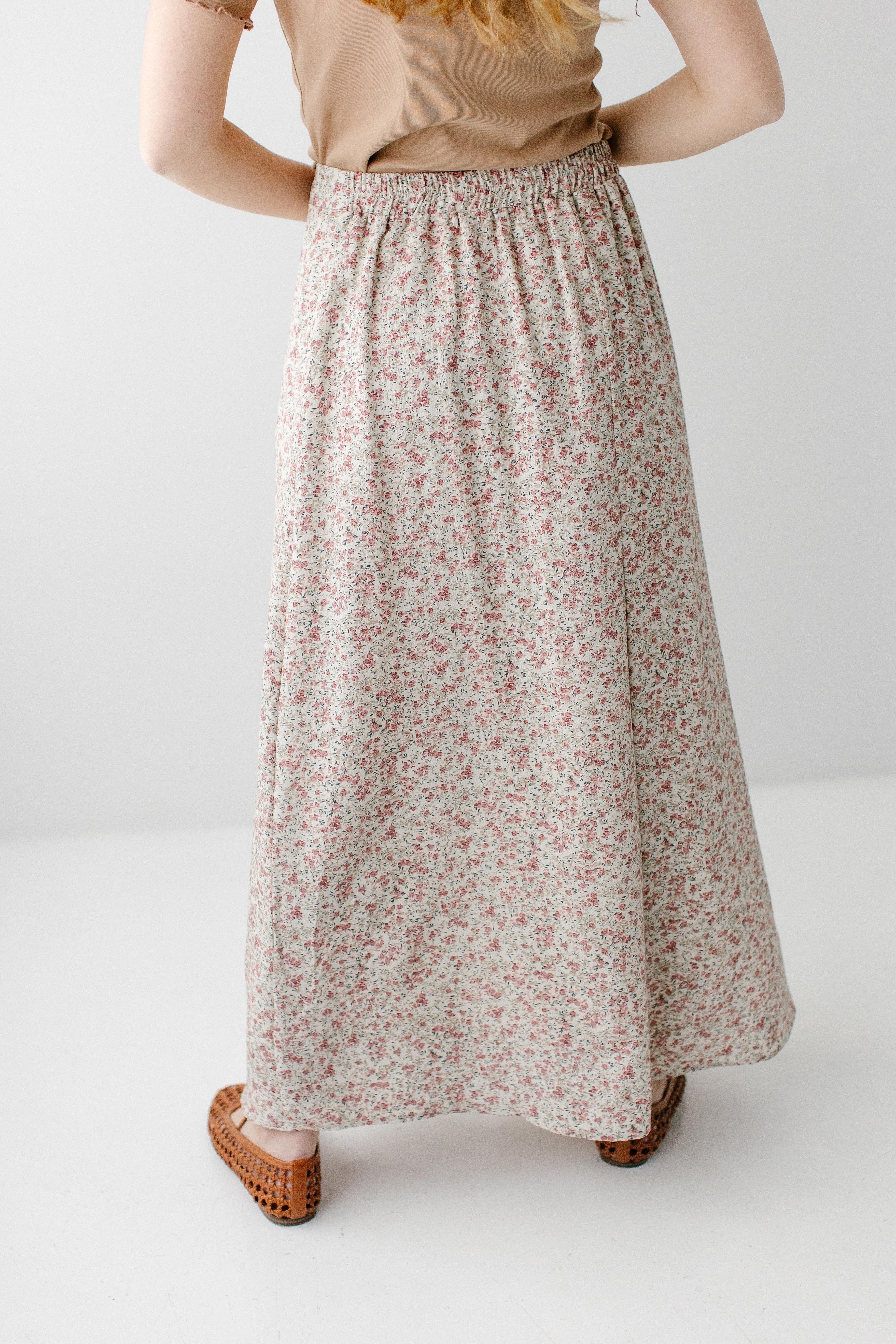 Roslyn Ditsy Floral Maxi Skirt - Image 4