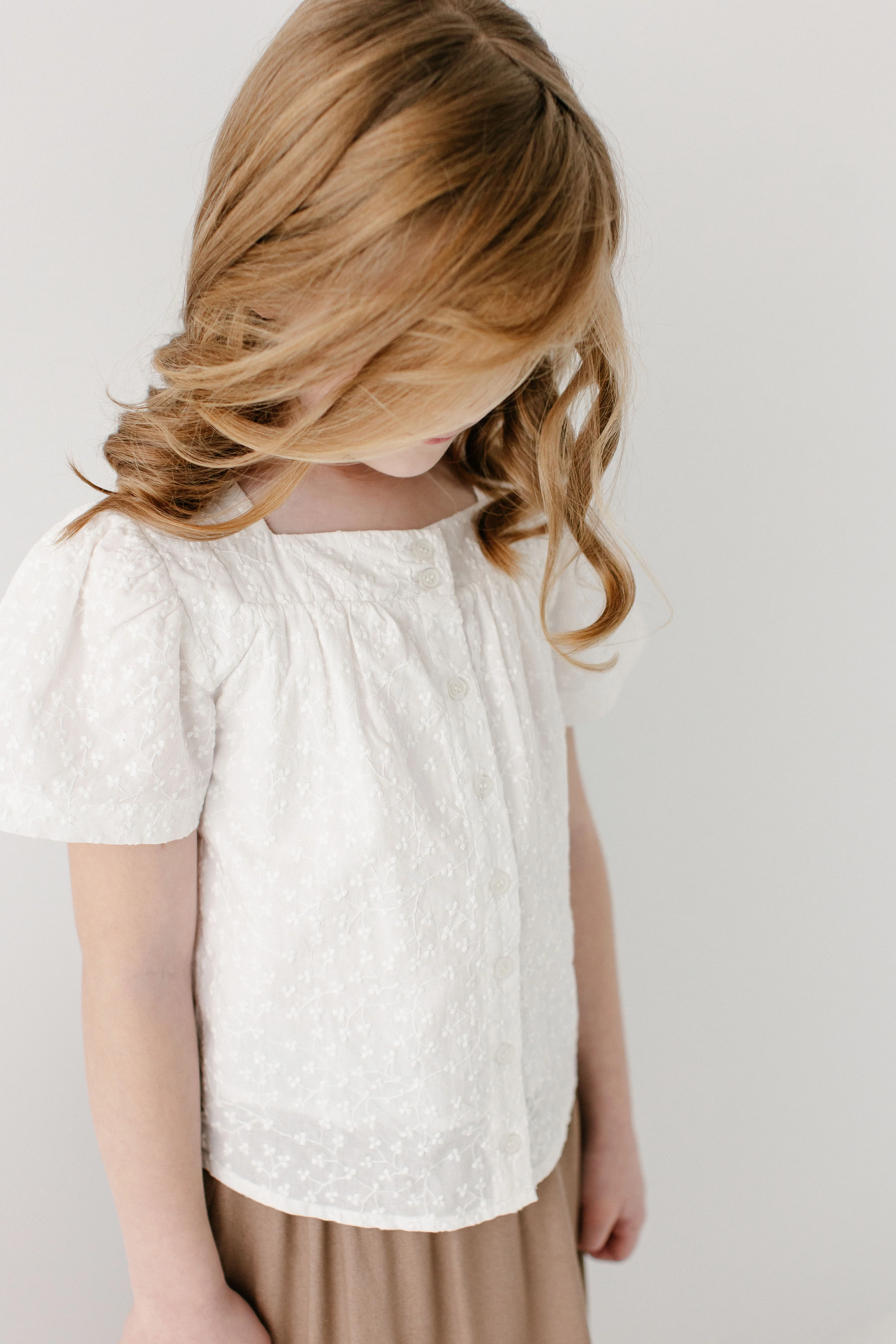 Sadie Girl Square Neck Embroidered Top - Image 4
