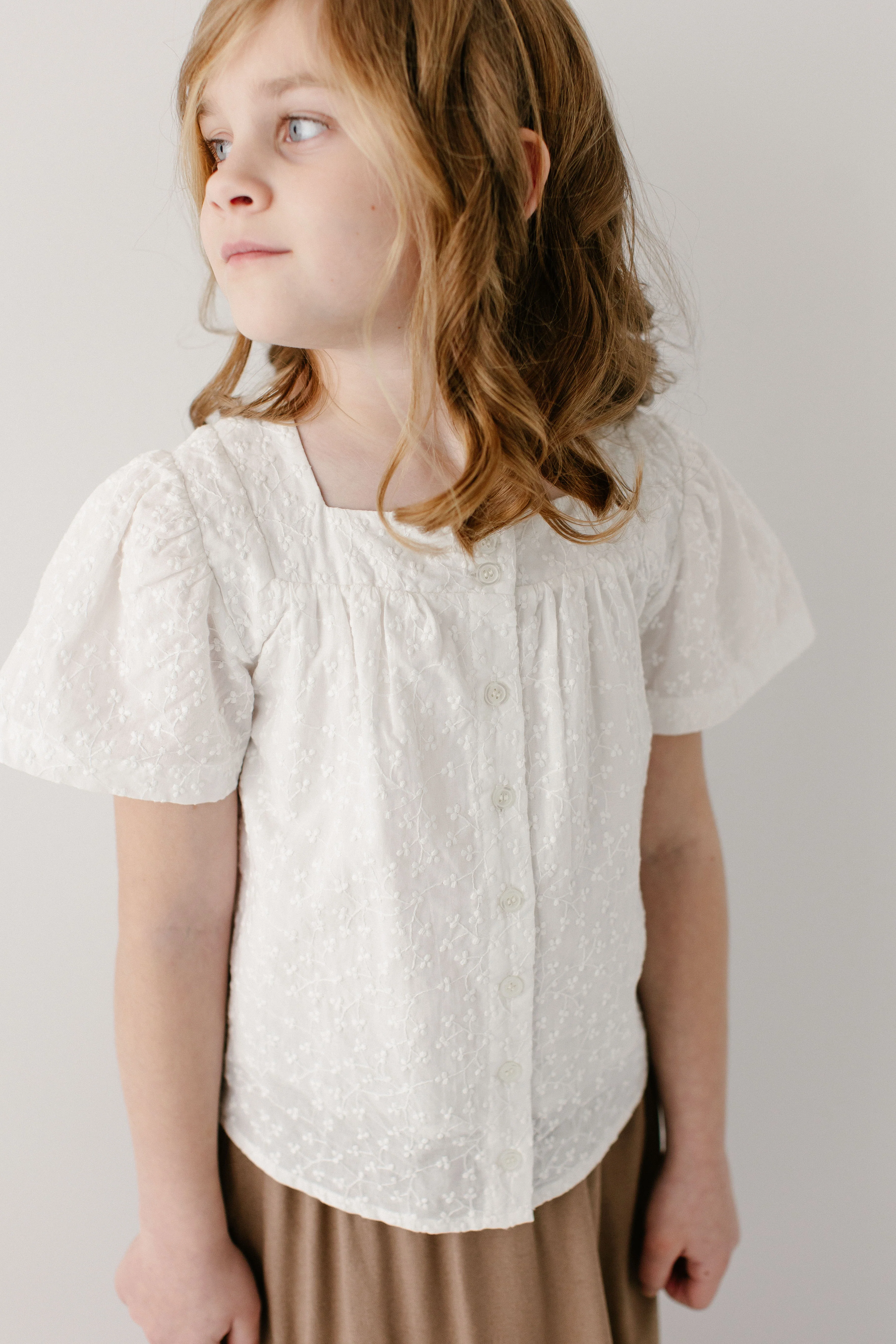 Sadie Girl Square Neck Embroidered Top - Image 5