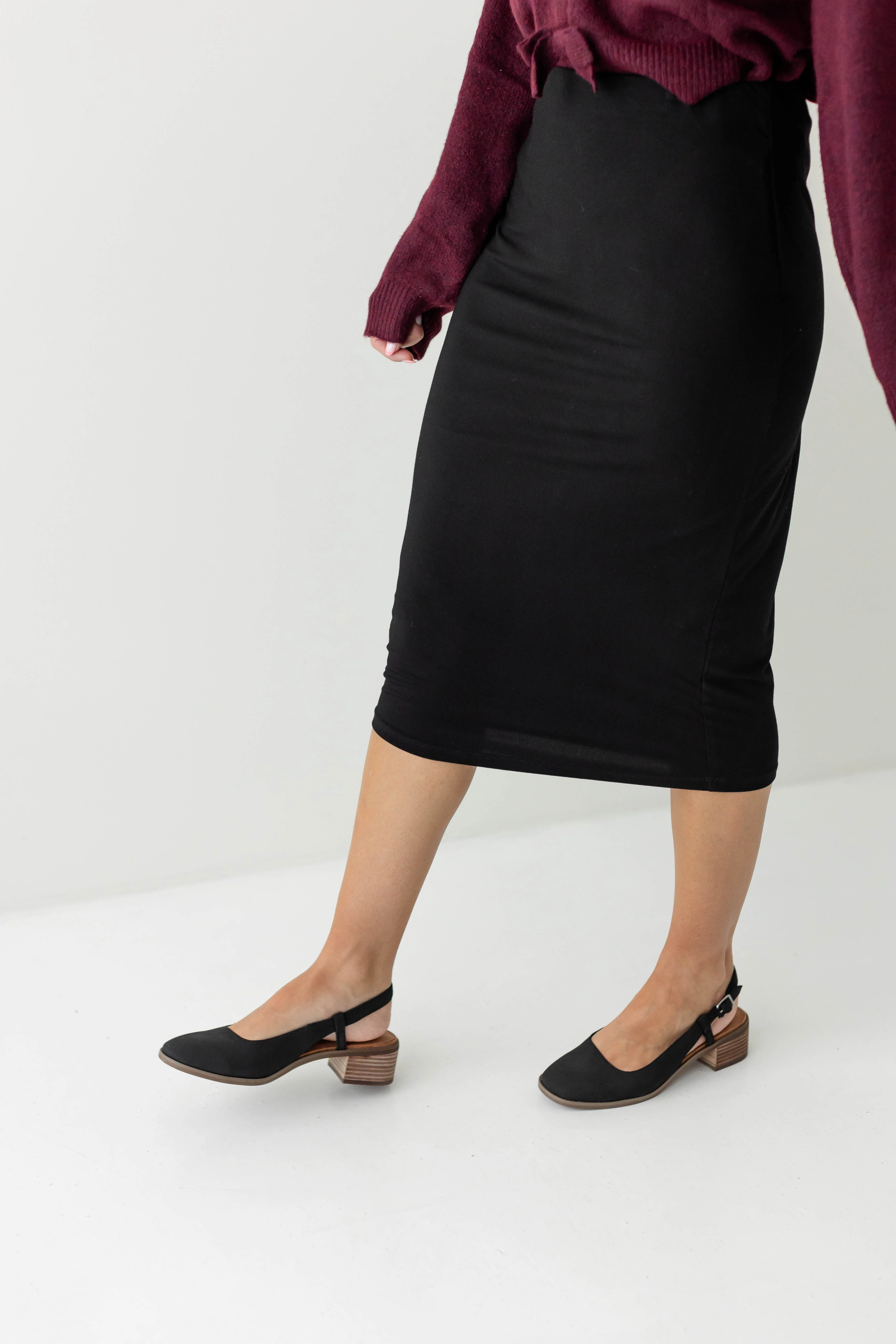 Sasha Knit Midi Skirt - Image 4
