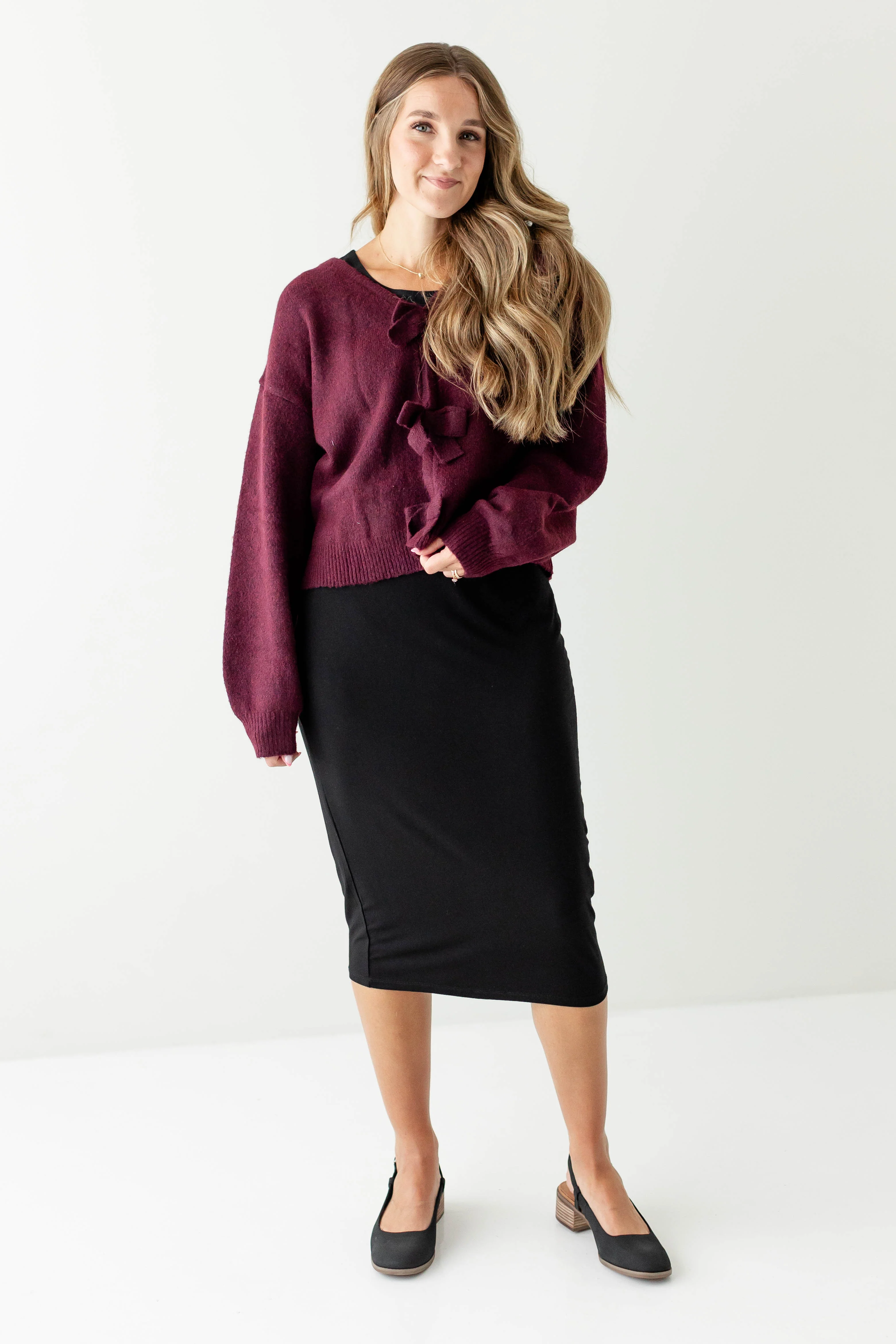 Sasha Knit Midi Skirt - Image 5
