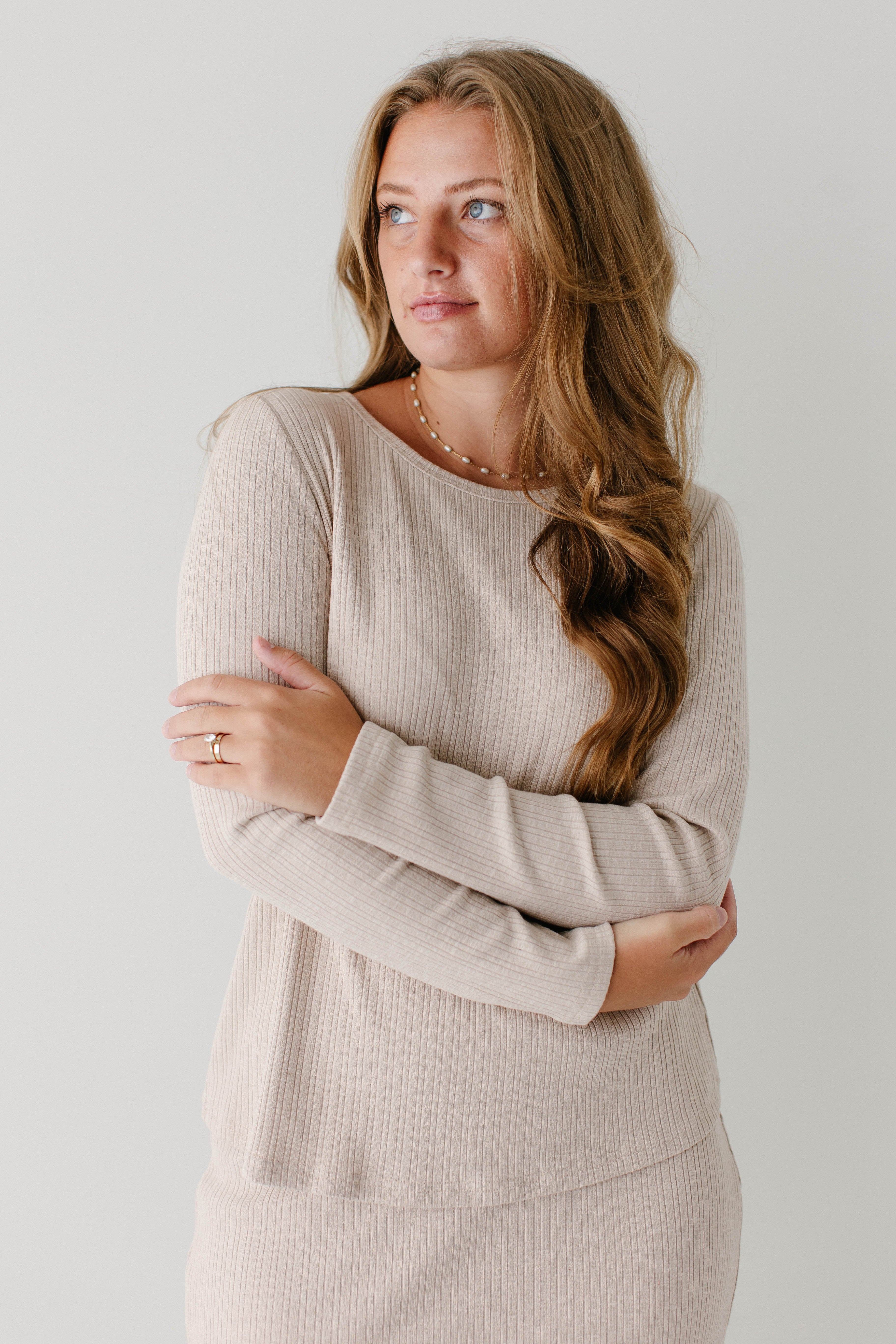 Sasha Long Sleeve Ribbed Top FINAL SALE - Image 4