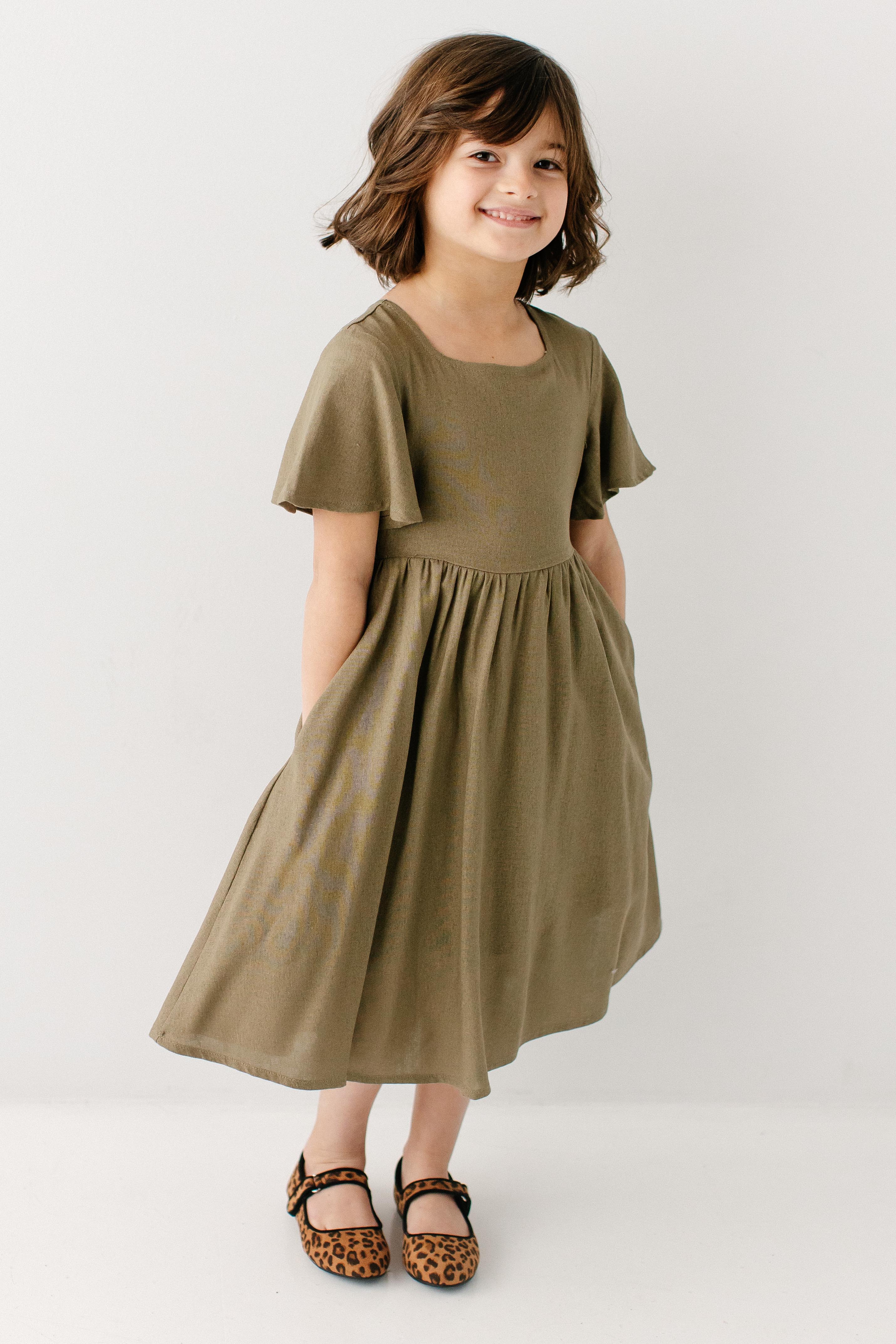 Savannah Girl Square Neck Dress - Image 3