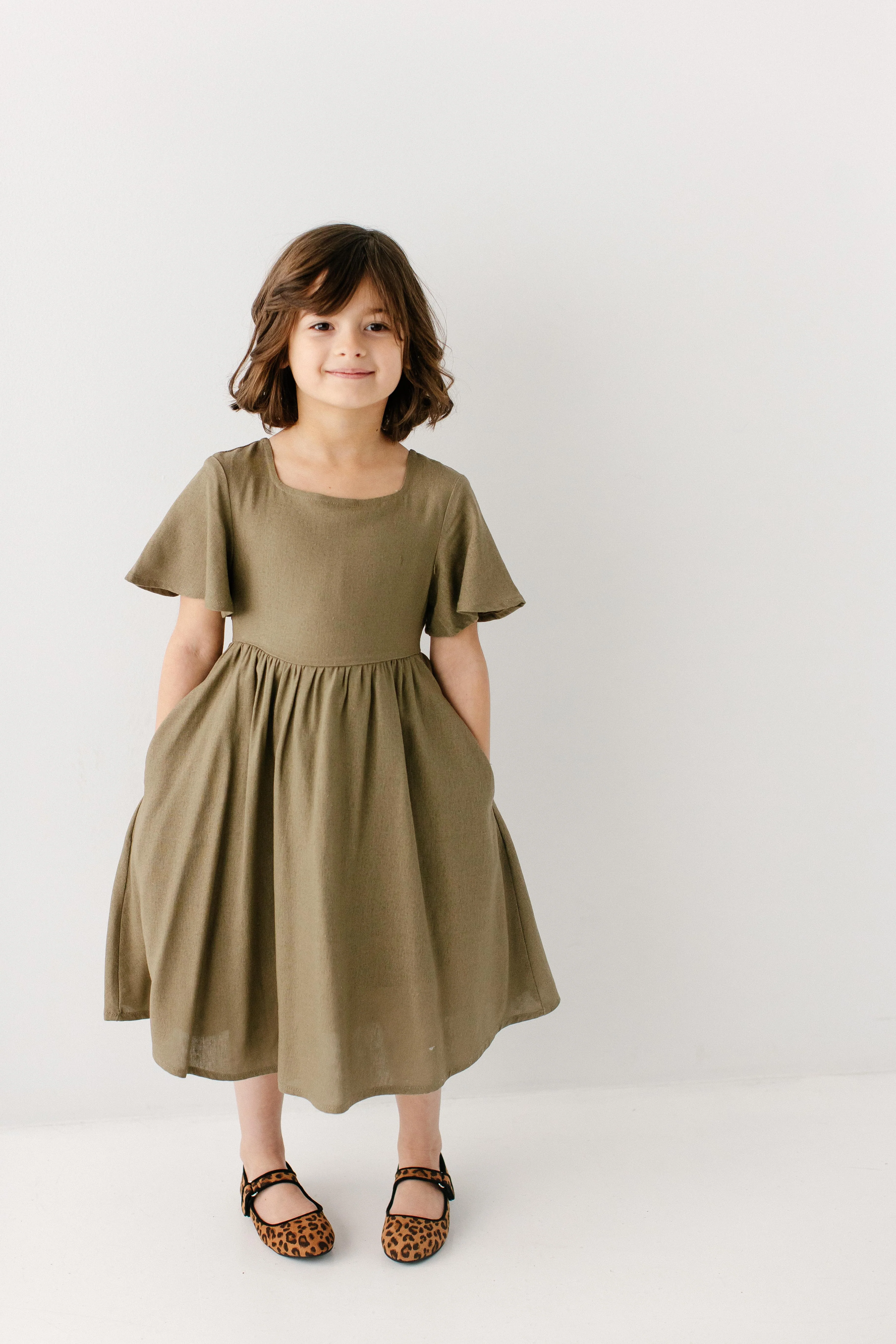 Savannah Girl Square Neck Dress - Image 4