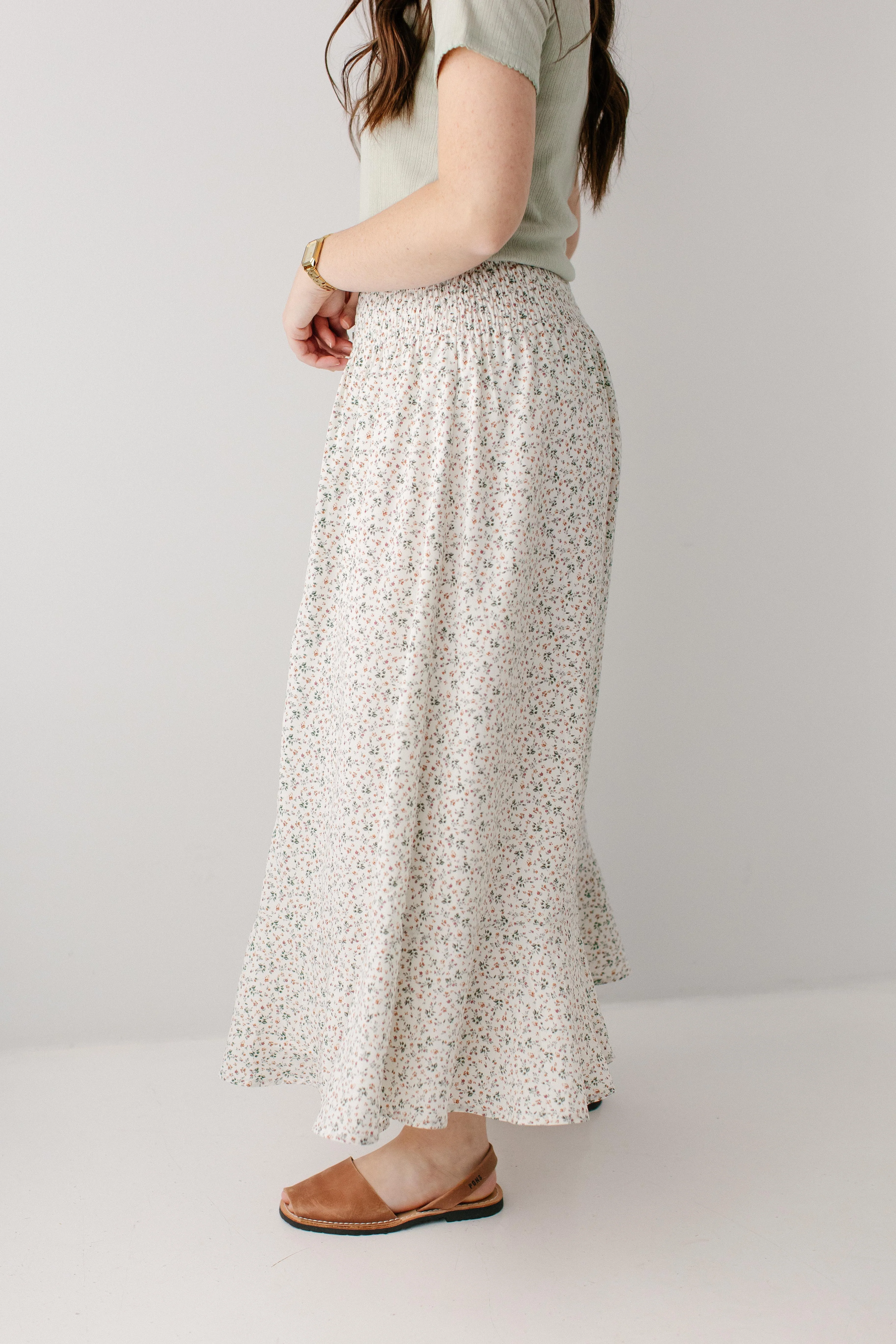 Shauna Ditsy Floral Maxi Skirt - Image 4