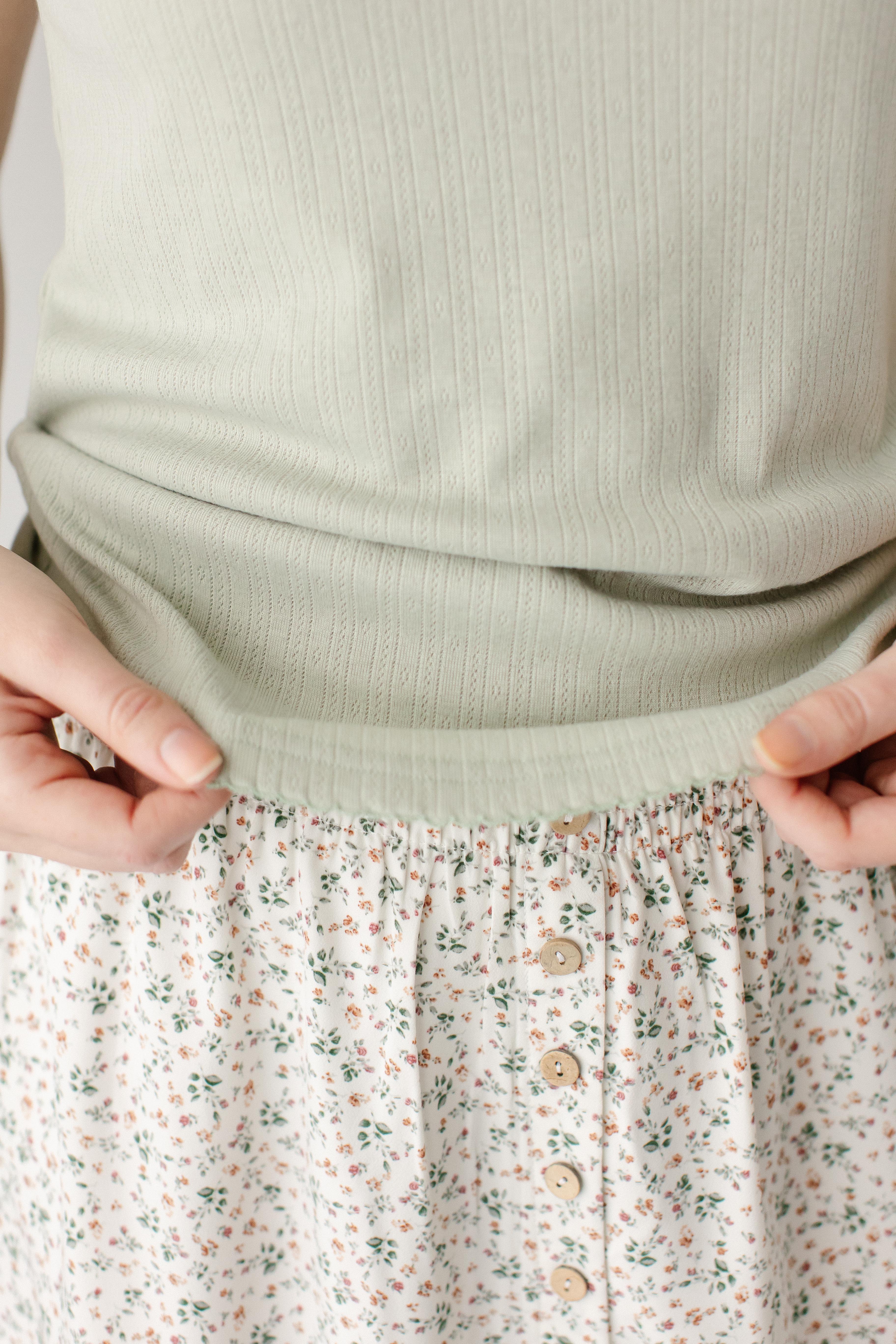 Shauna Ditsy Floral Maxi Skirt - Image 6