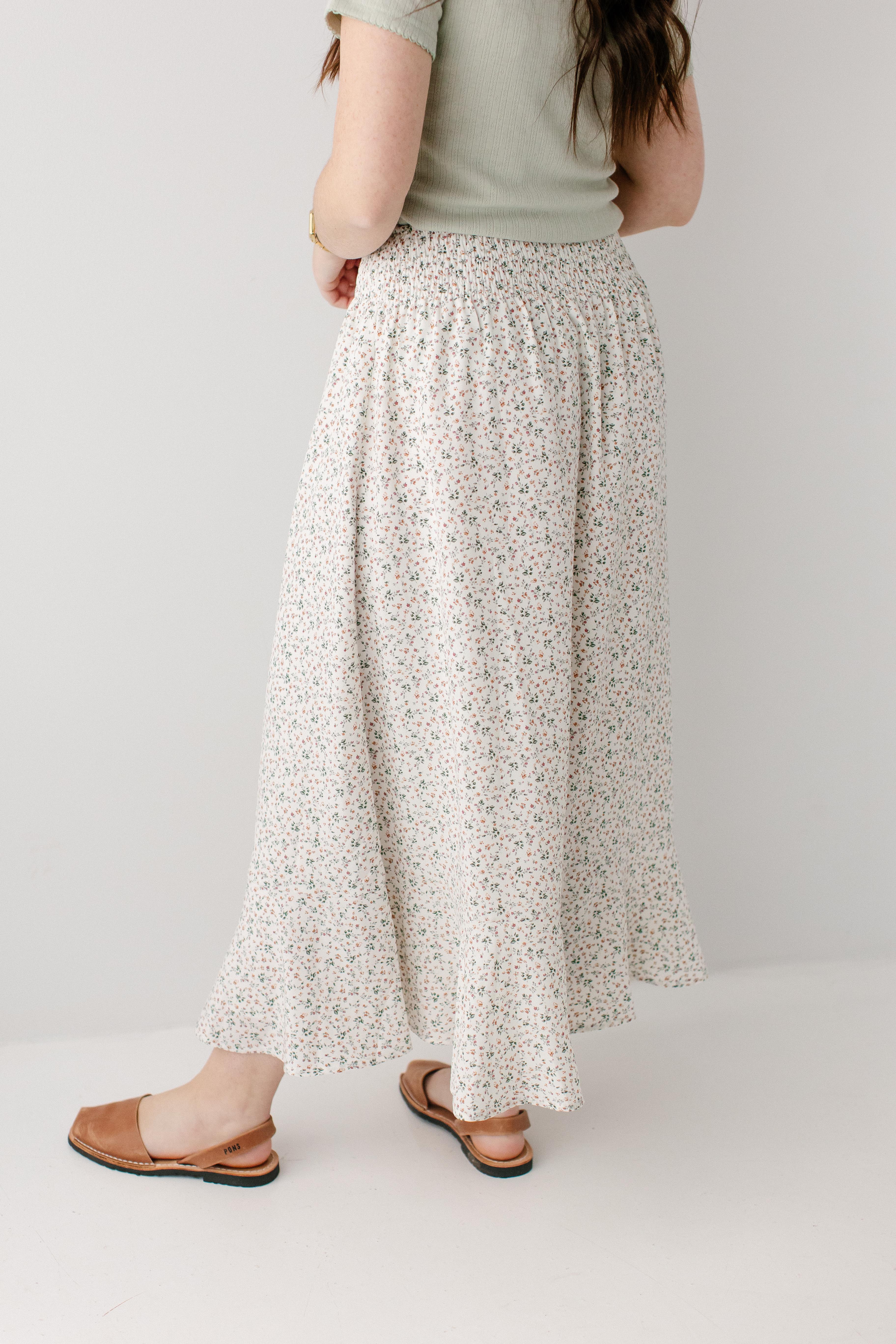 Shauna Ditsy Floral Maxi Skirt - Image 8