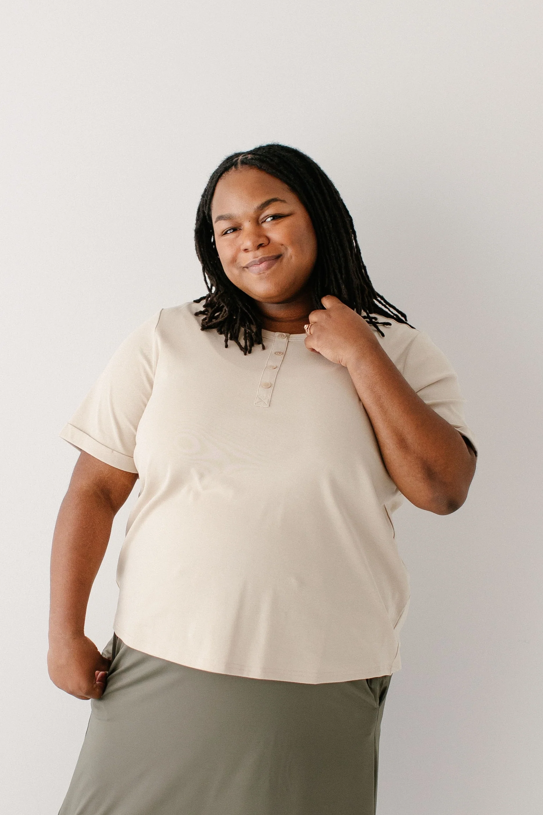 Shay Henley Top FINAL SALE - Image 2