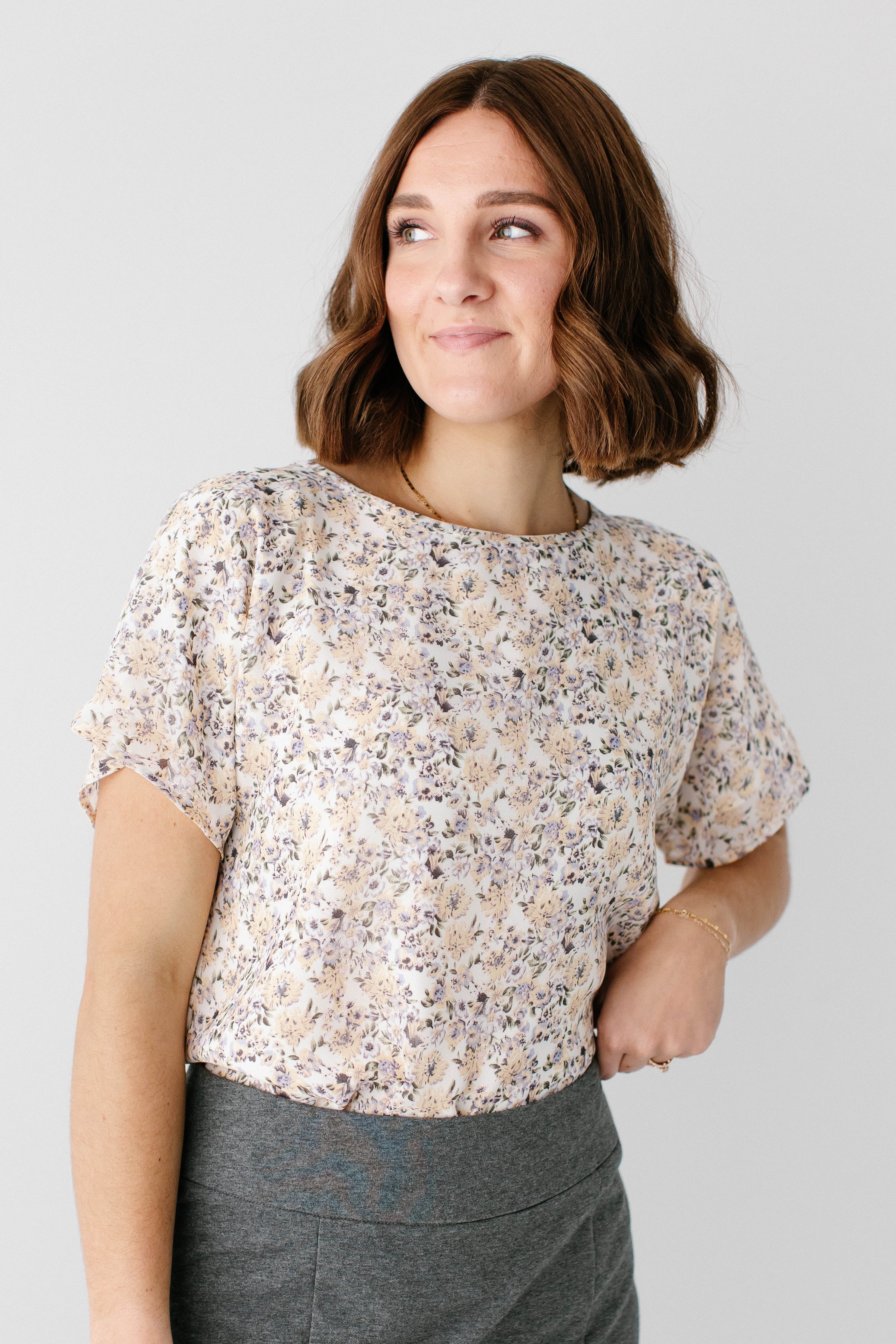 Sheila Dolman Sleeve Floral Print Top FINAL SALE - Image 3