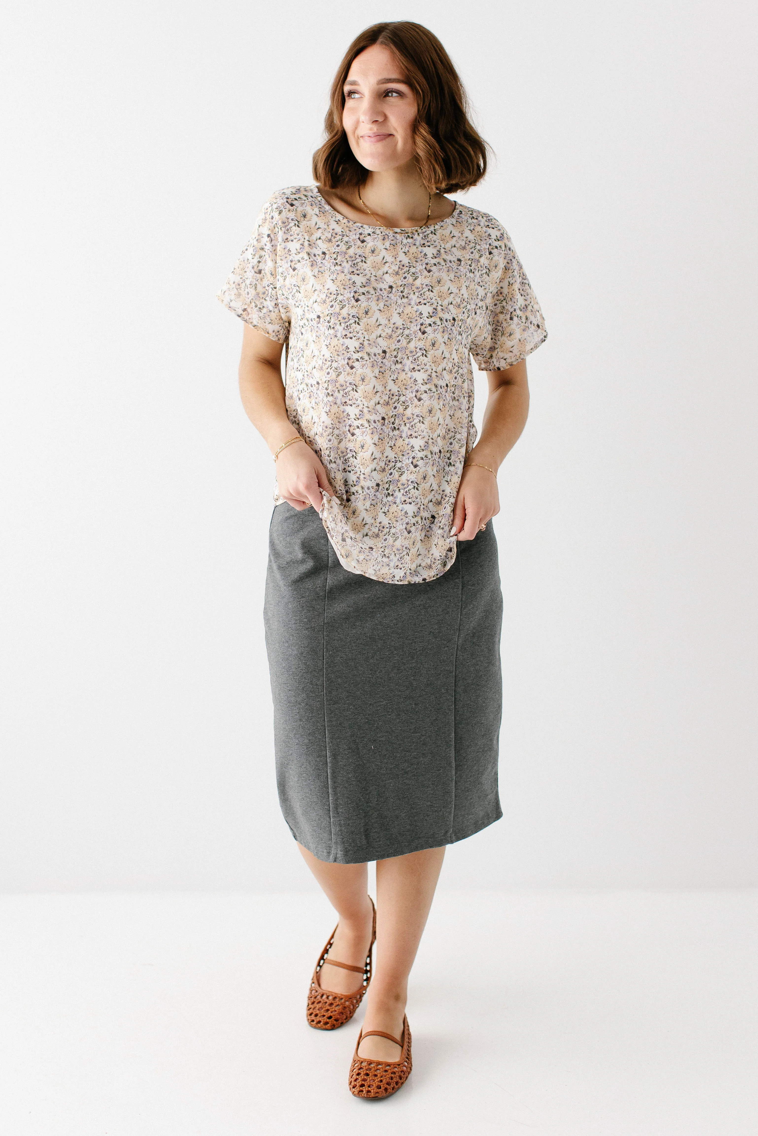 Sheila Dolman Sleeve Floral Print Top FINAL SALE - Image 4