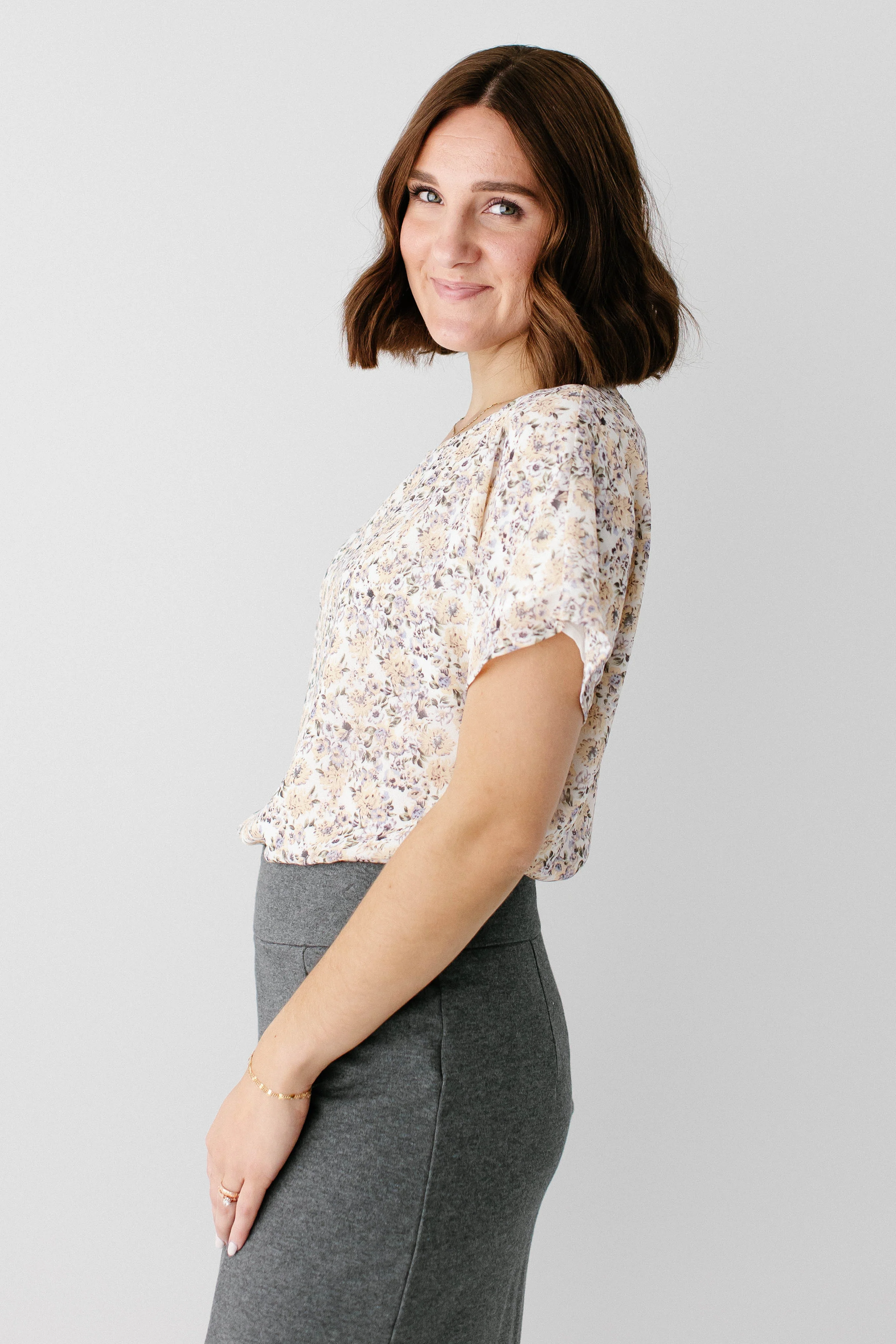 Sheila Dolman Sleeve Floral Print Top FINAL SALE - Image 5