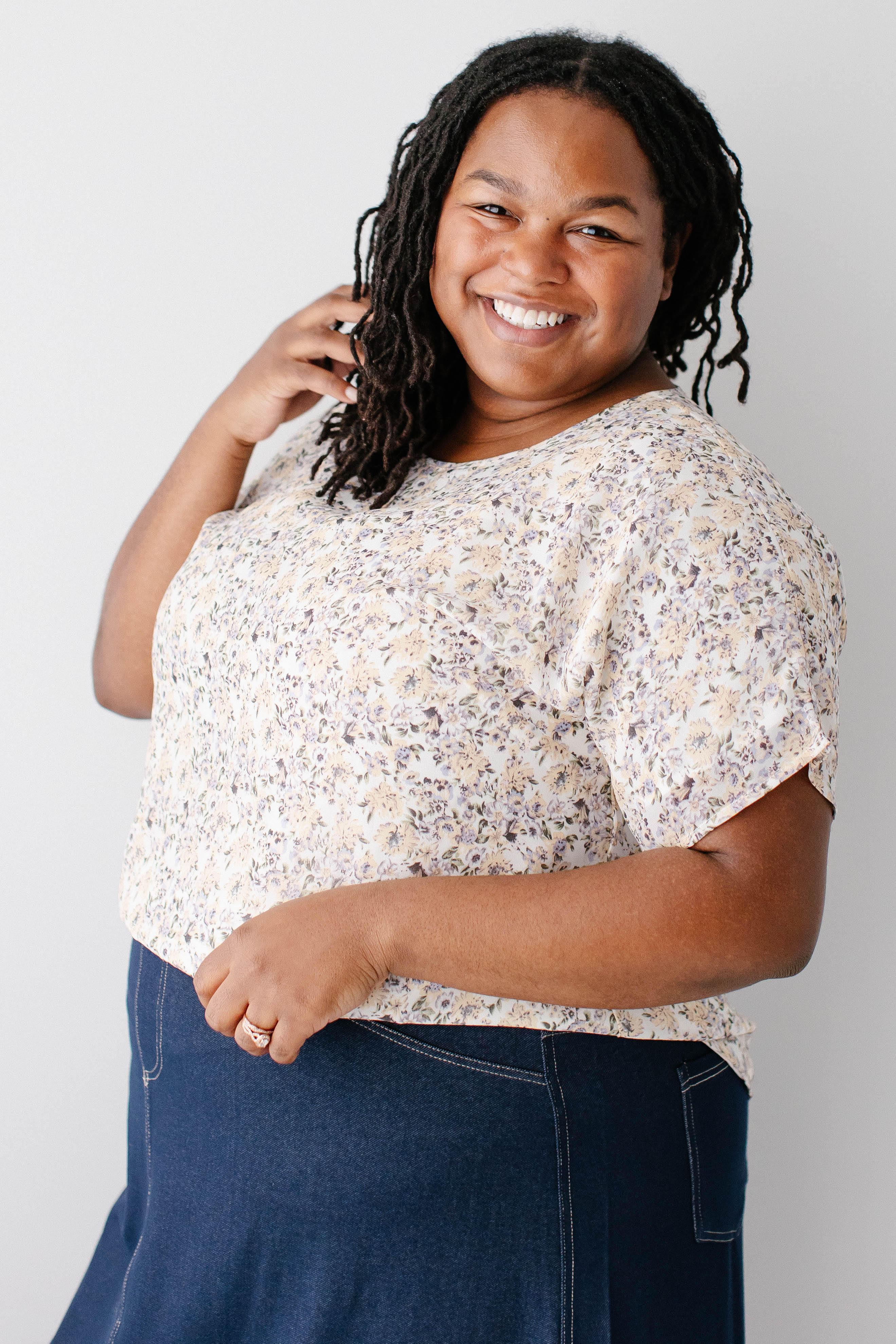Sheila Dolman Sleeve Floral Print Top FINAL SALE - Image 7
