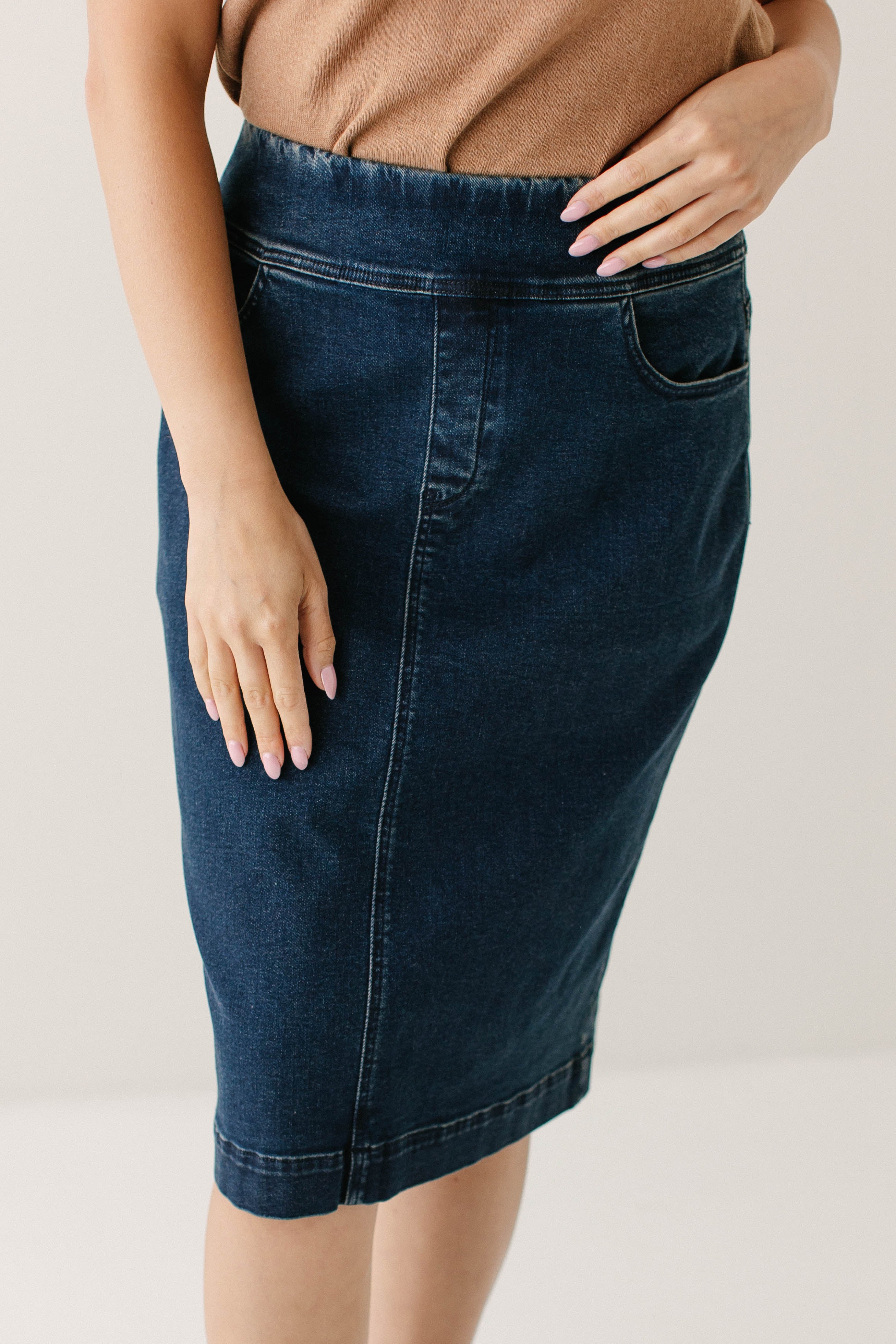 Sheridan Stretch Denim Skirt - Image 16