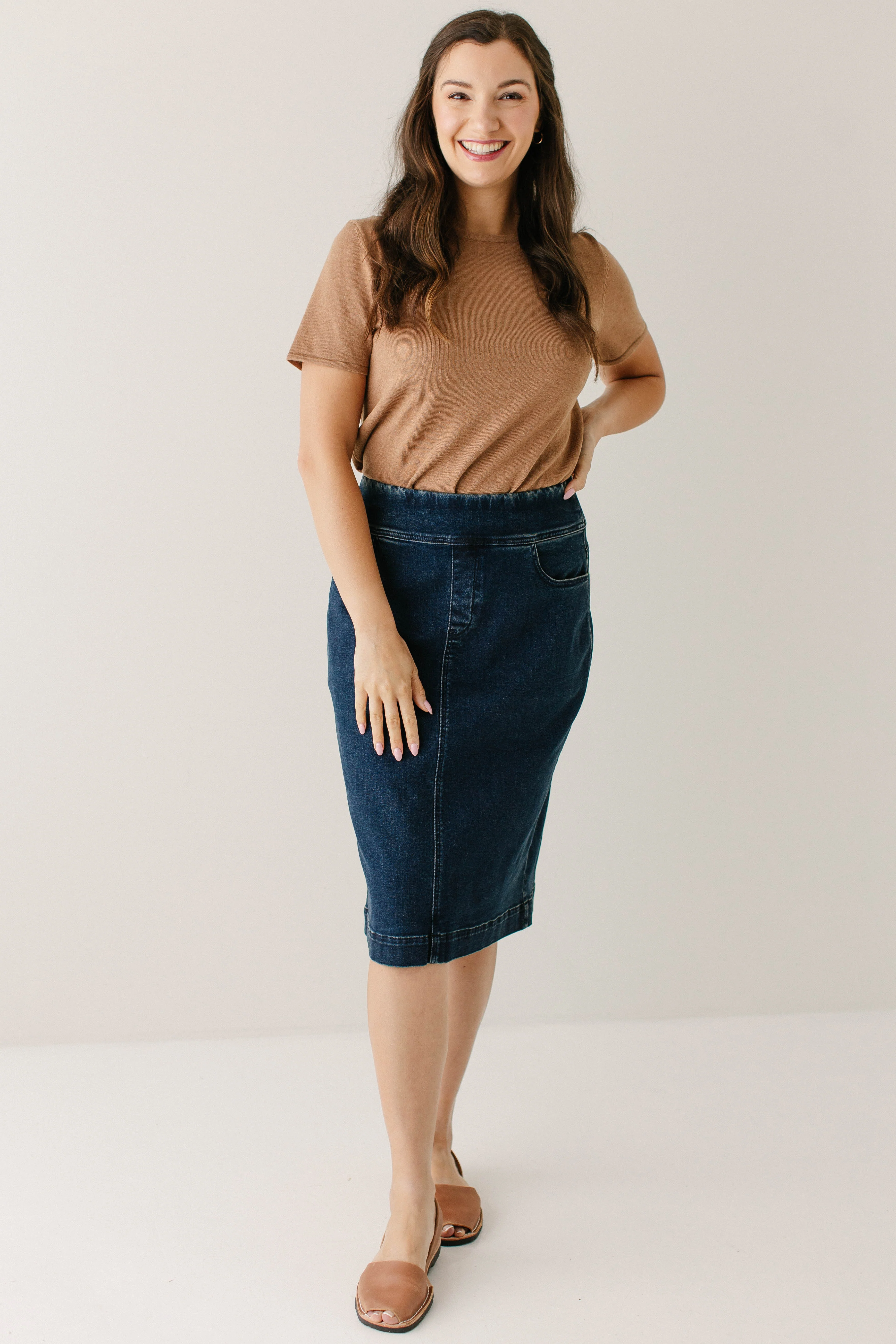 Sheridan Stretch Denim Skirt - Image 19