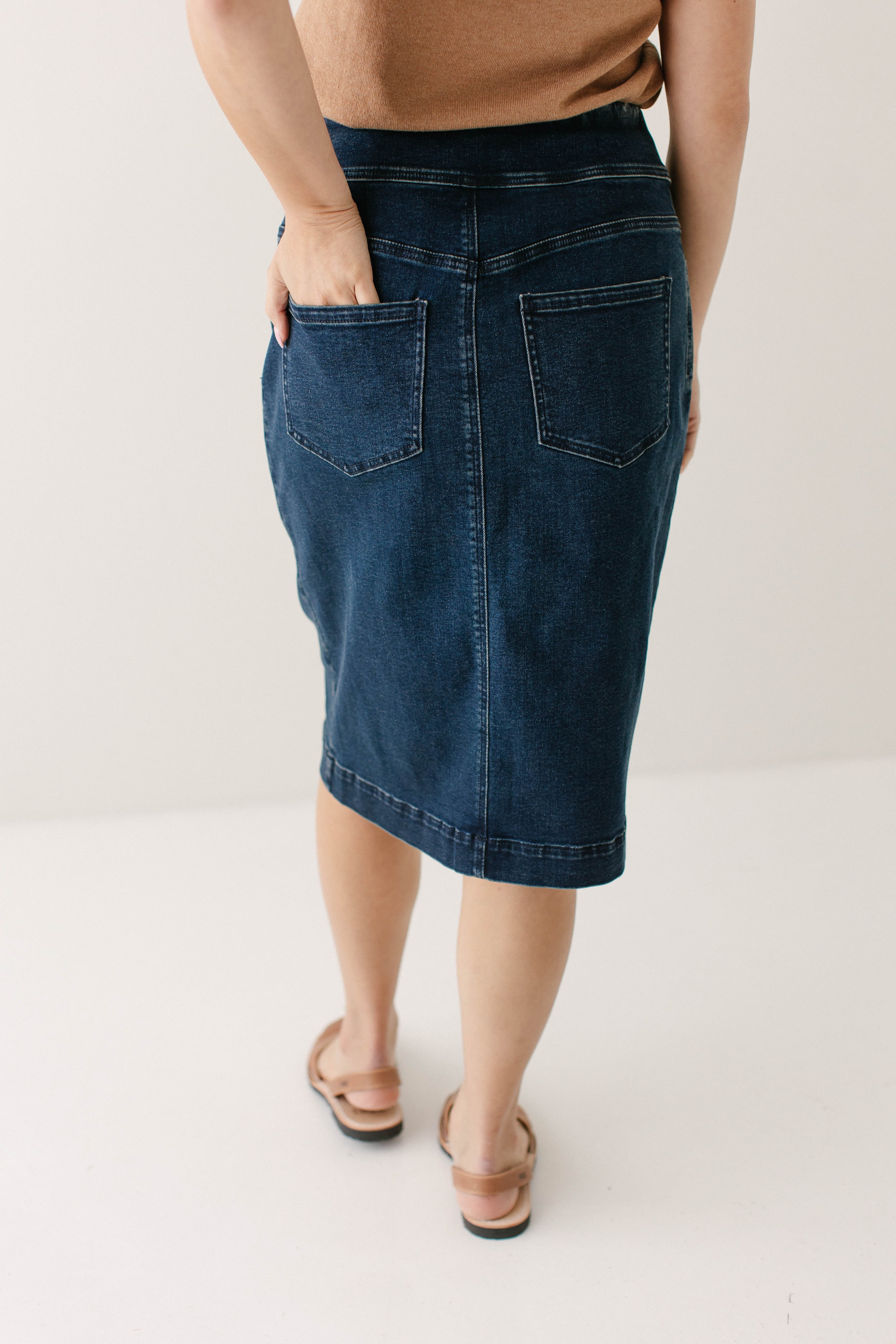 Sheridan Stretch Denim Skirt - Image 20