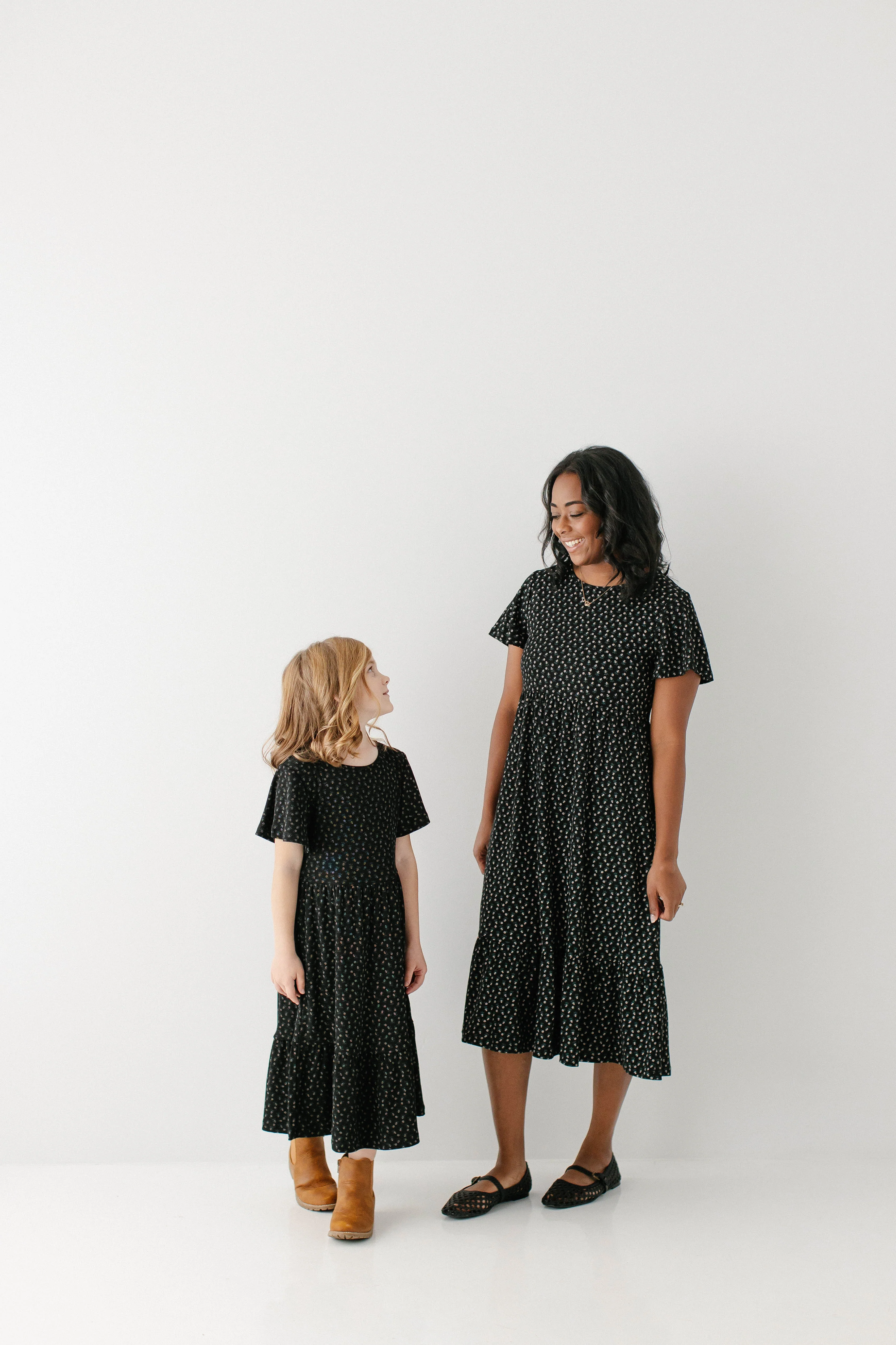 Shiloh Girl Floral Ribbed Tiered Dress FINAL SALE - Image 4