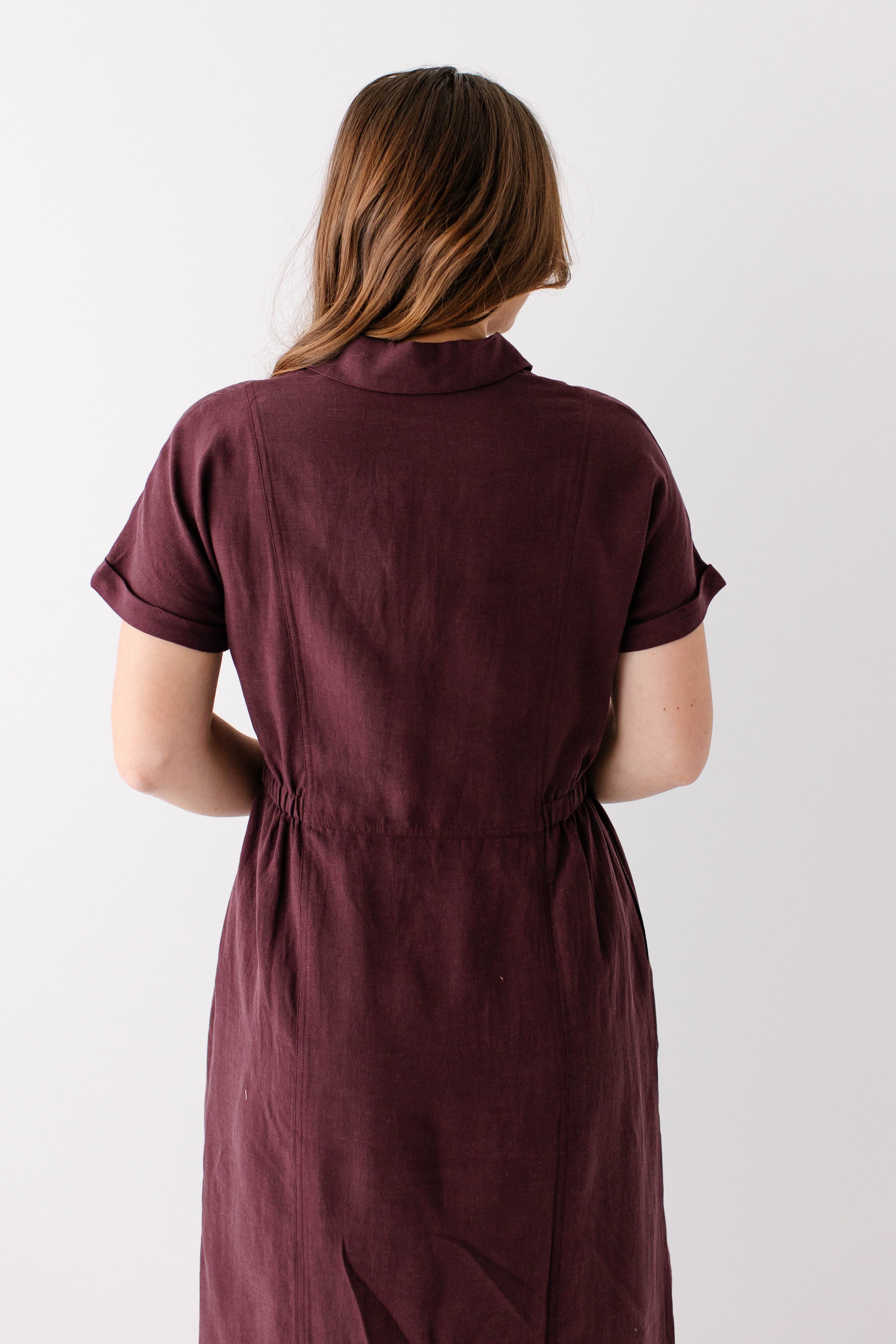 Siena Collared Button Up Midi Dress - Image 24
