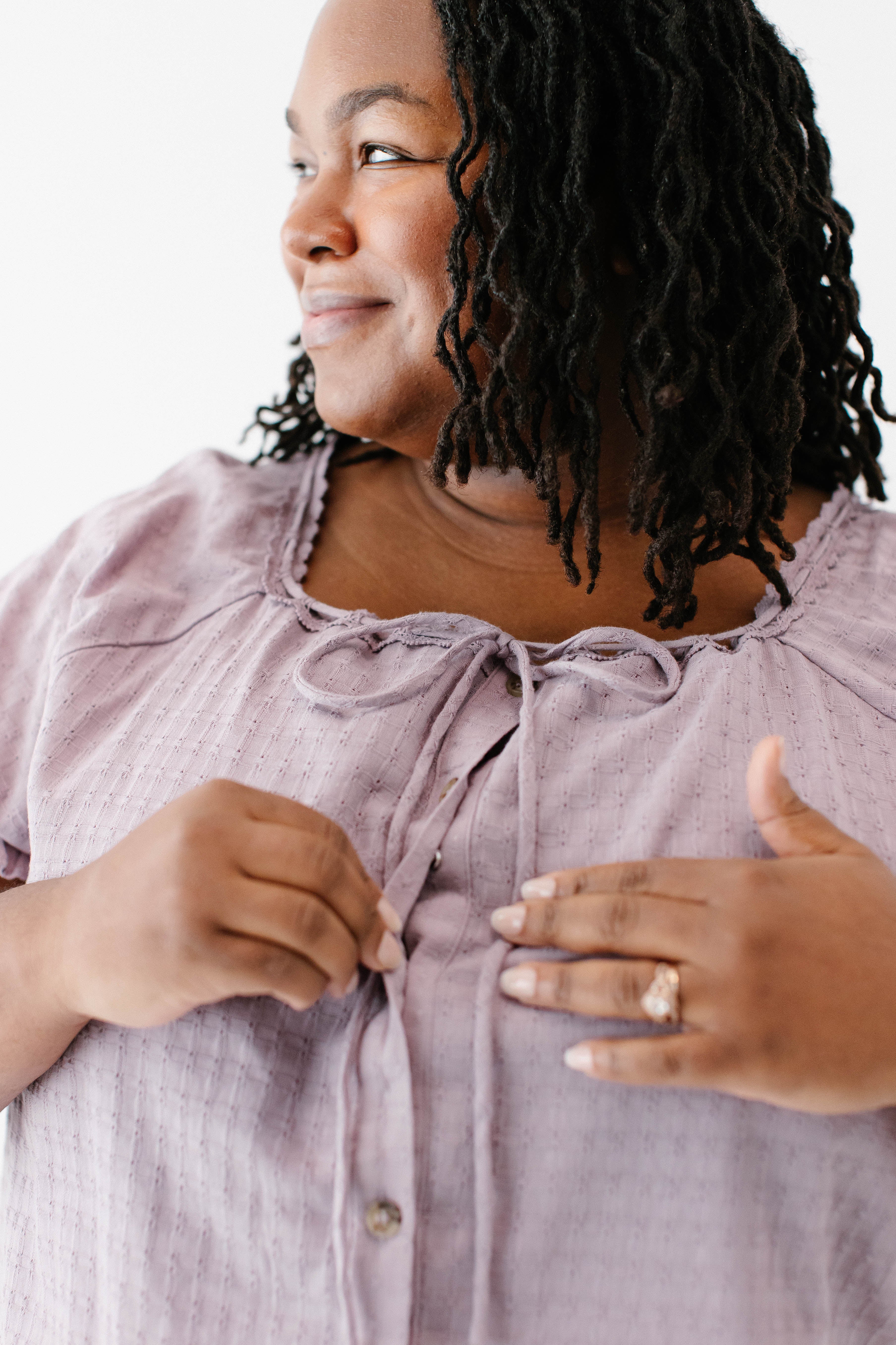 Skylar Textured Button Down Top - Image 13