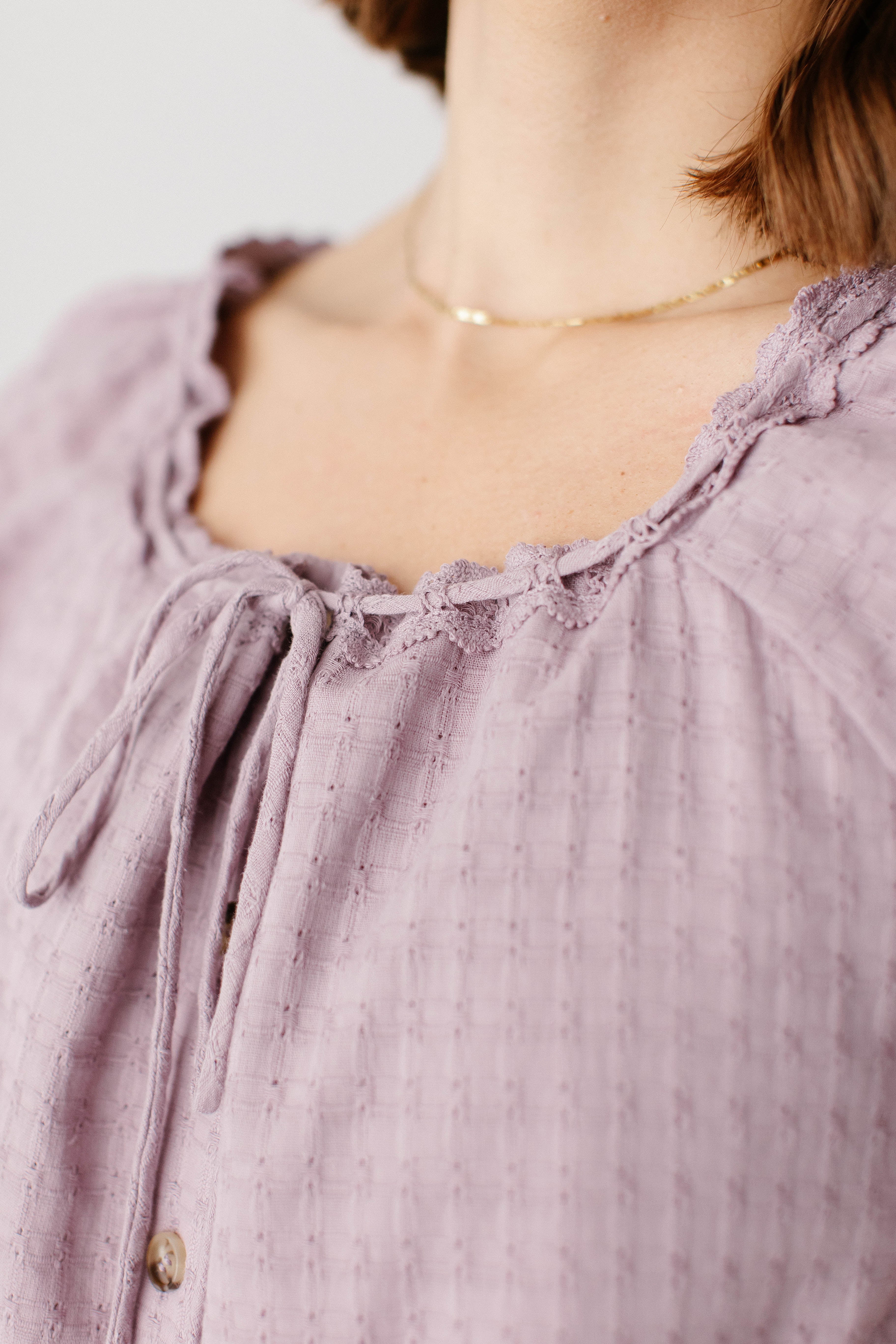Skylar Textured Button Down Top - Image 5