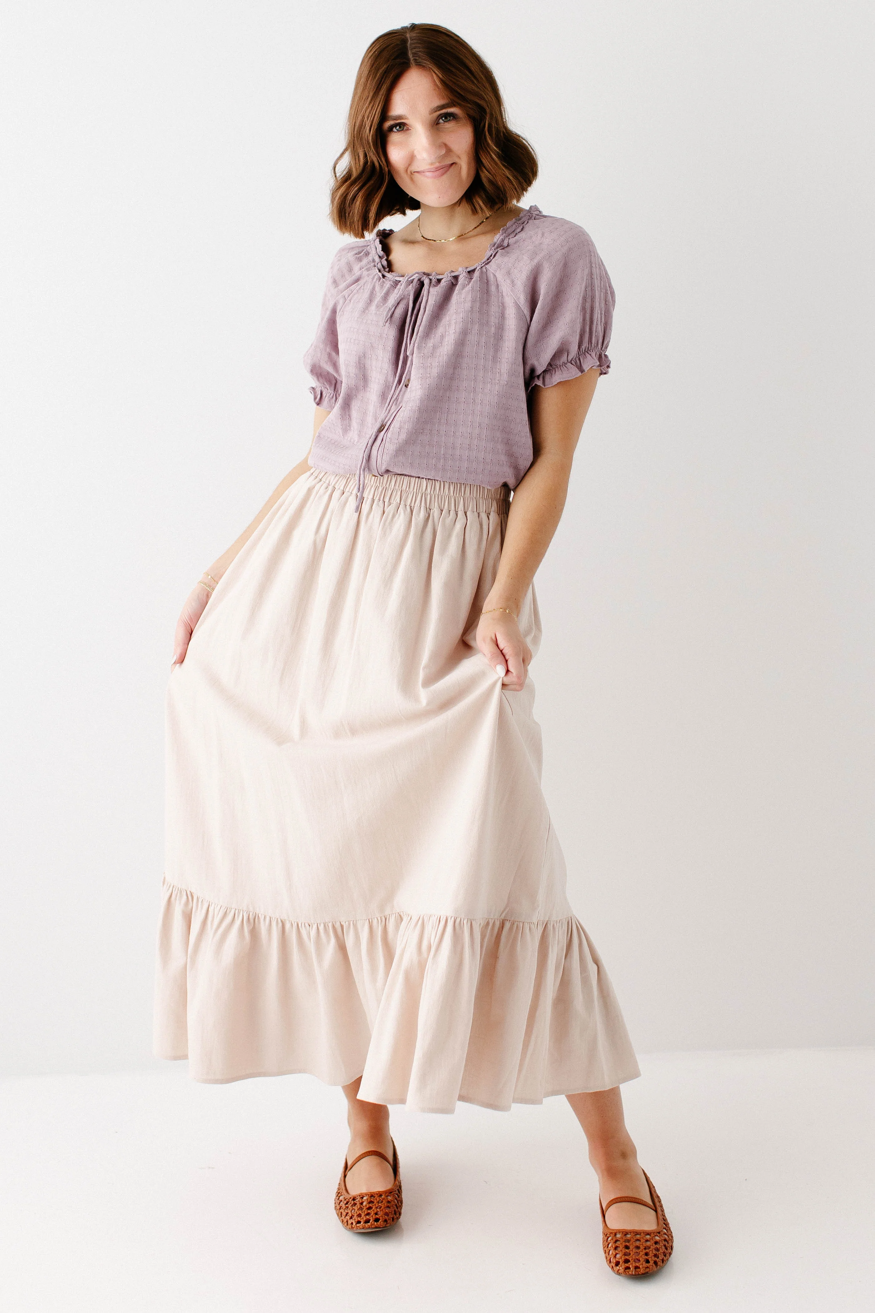 Skylar Textured Button Down Top - Image 8