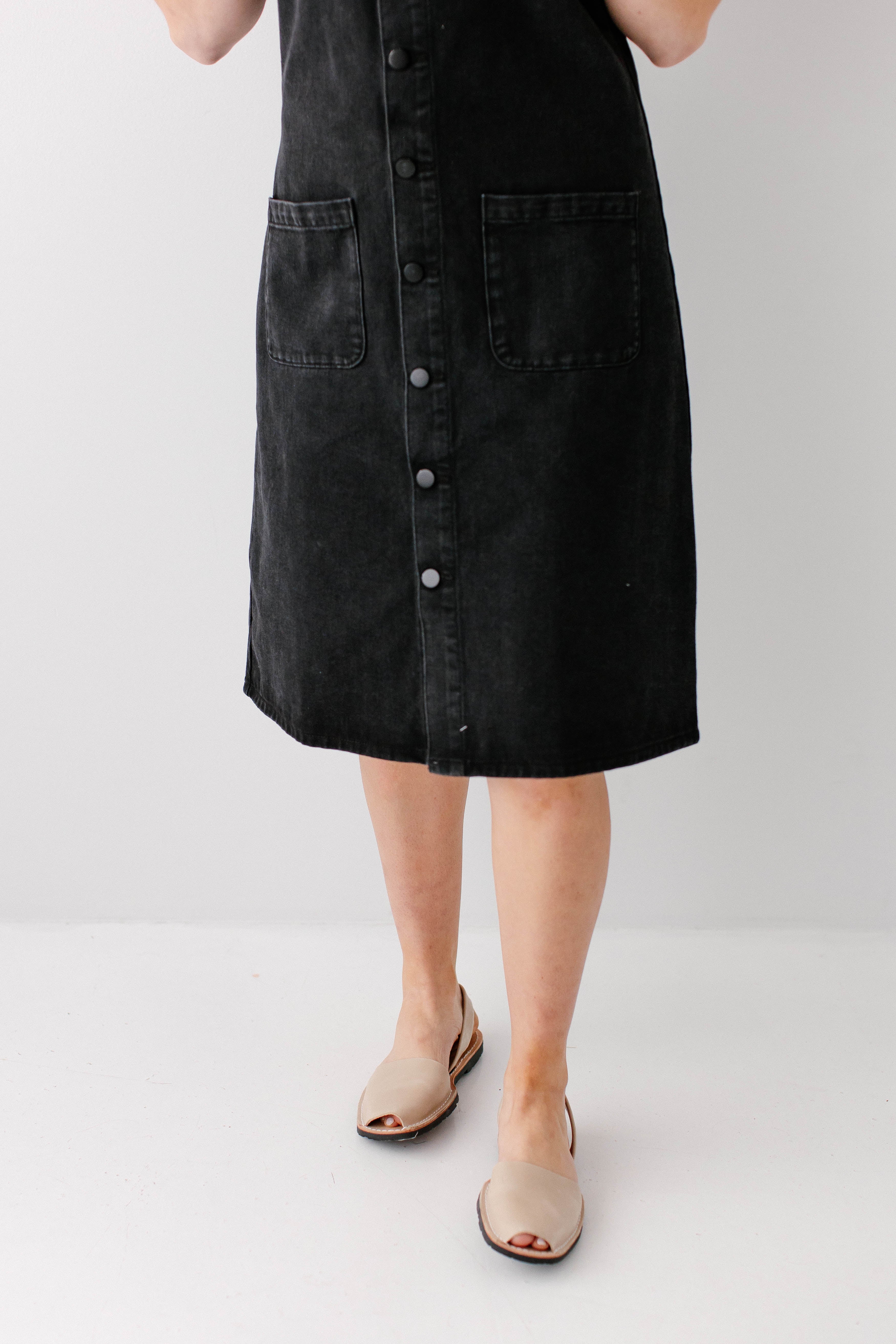 Storm Button Down Denim Jumper - Image 4