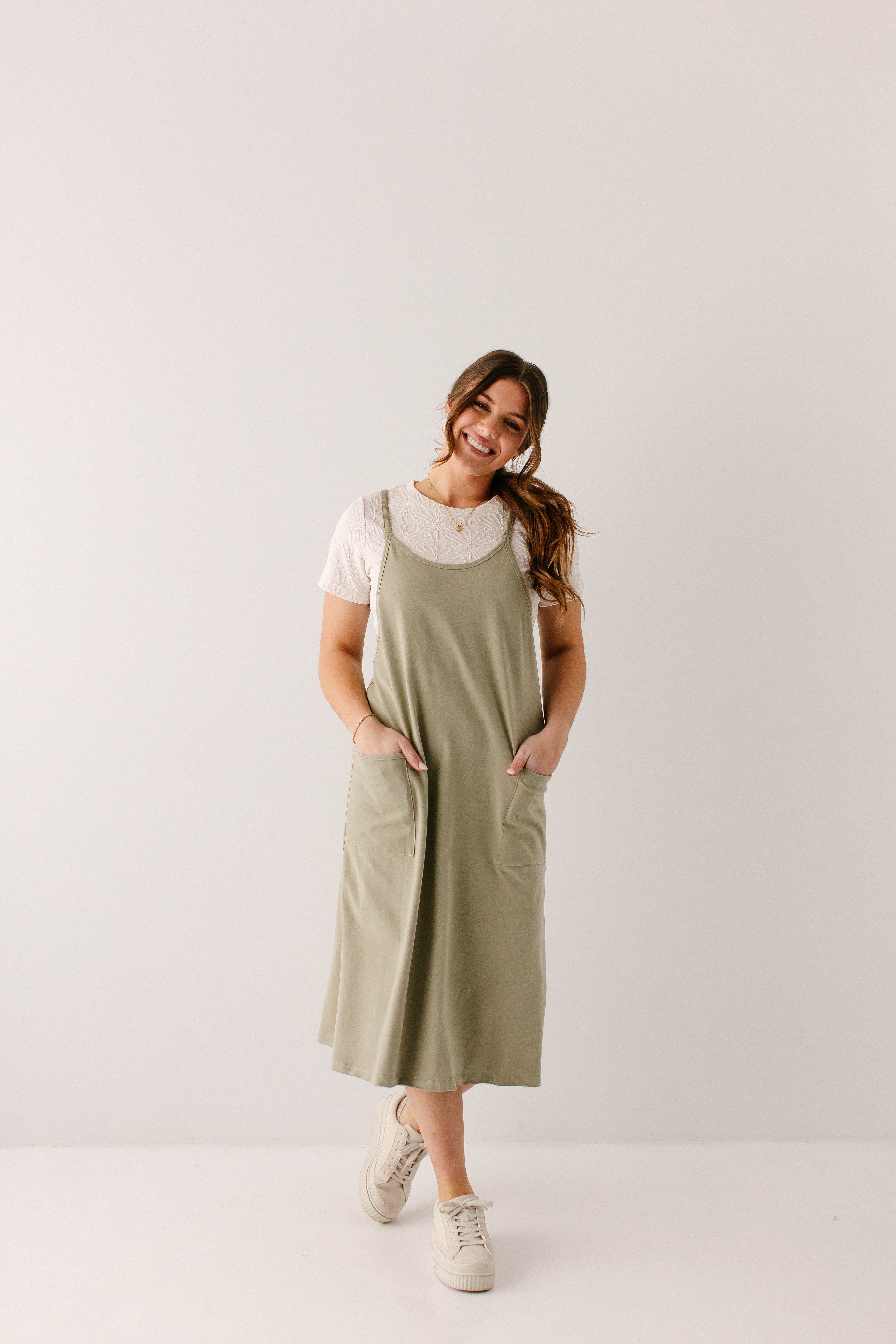 'Suri' Cami Knit Midi Dress FINAL SALE