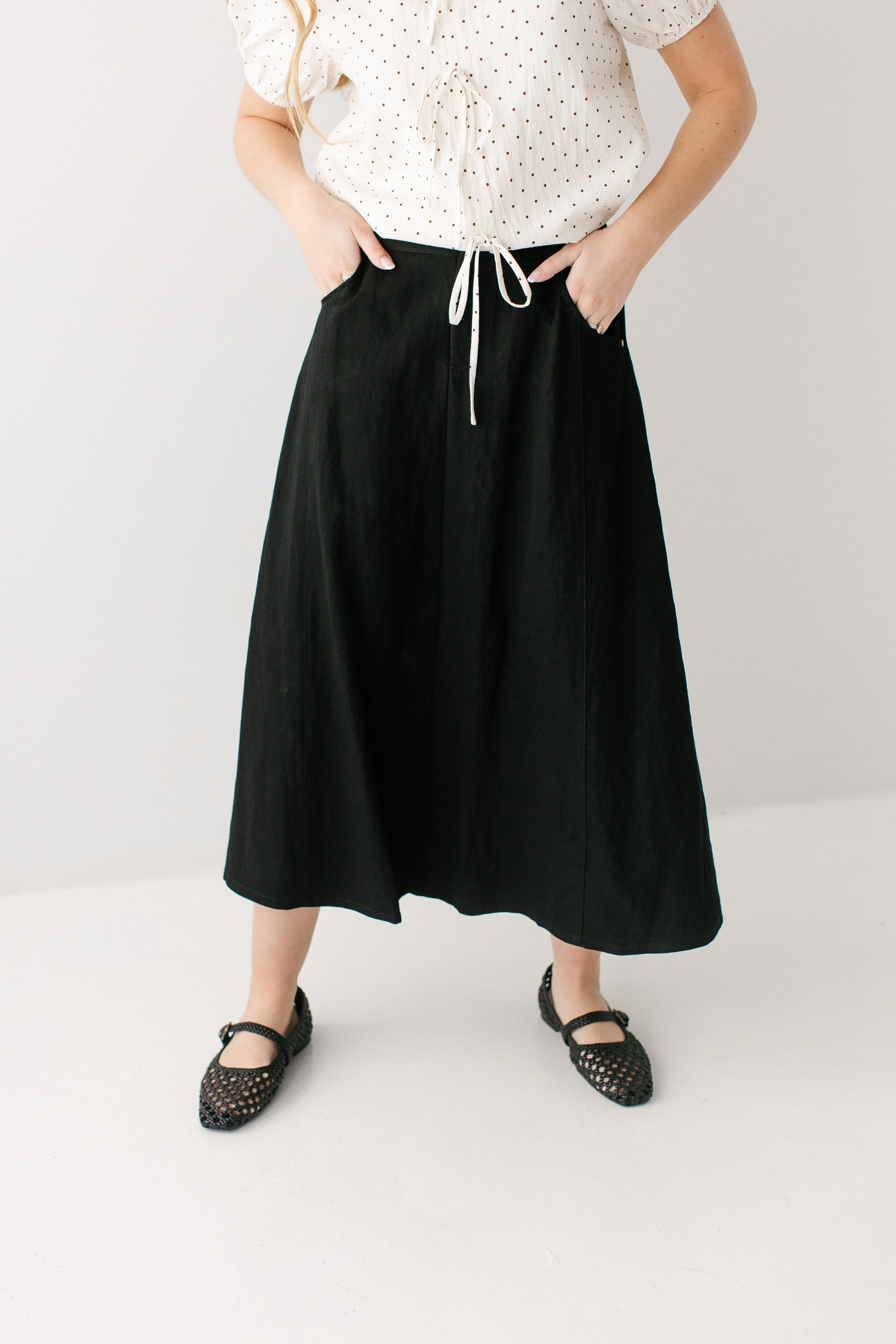 Thames A-Line Midi Skirt - Image 3