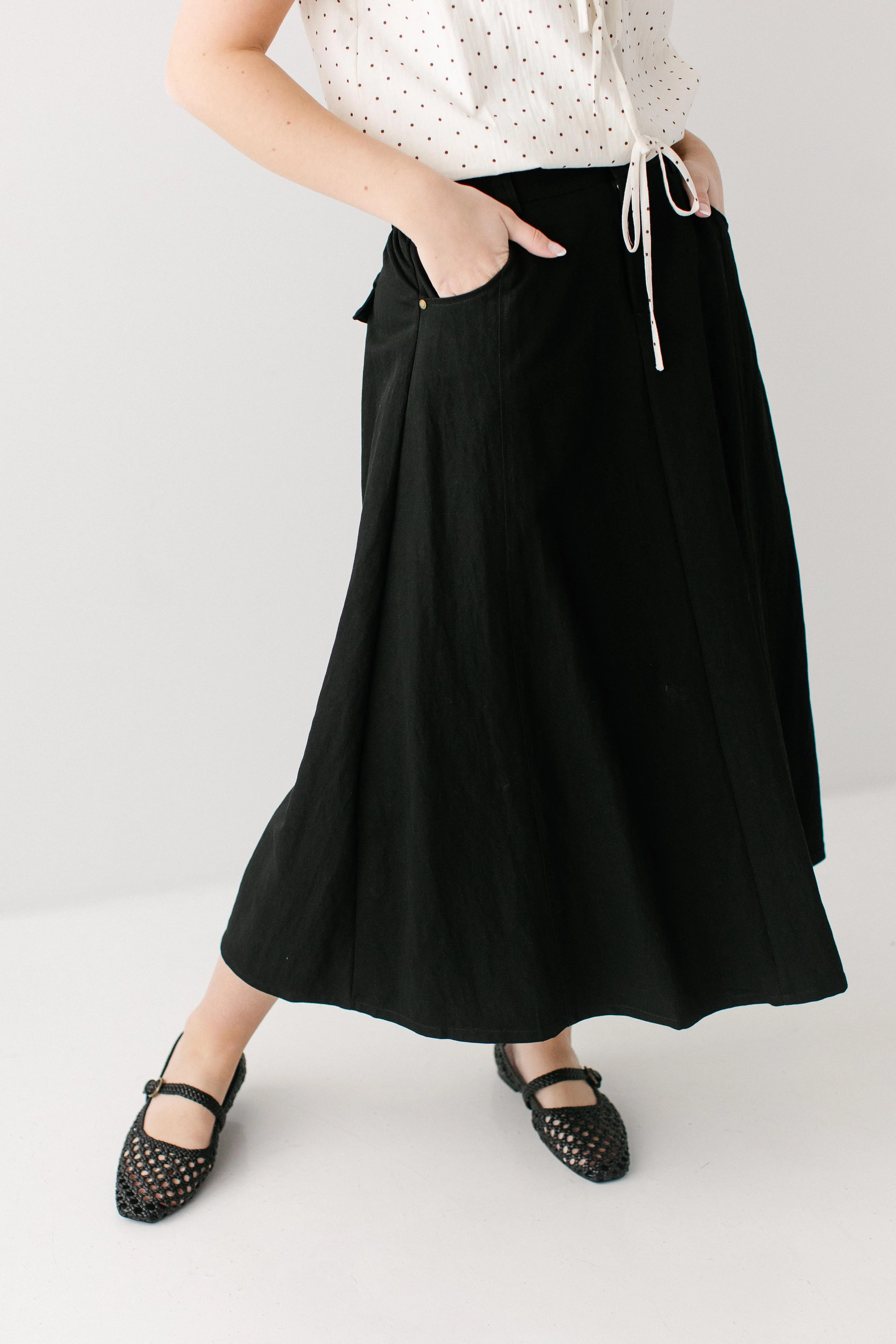 Thames A-Line Midi Skirt - Image 6