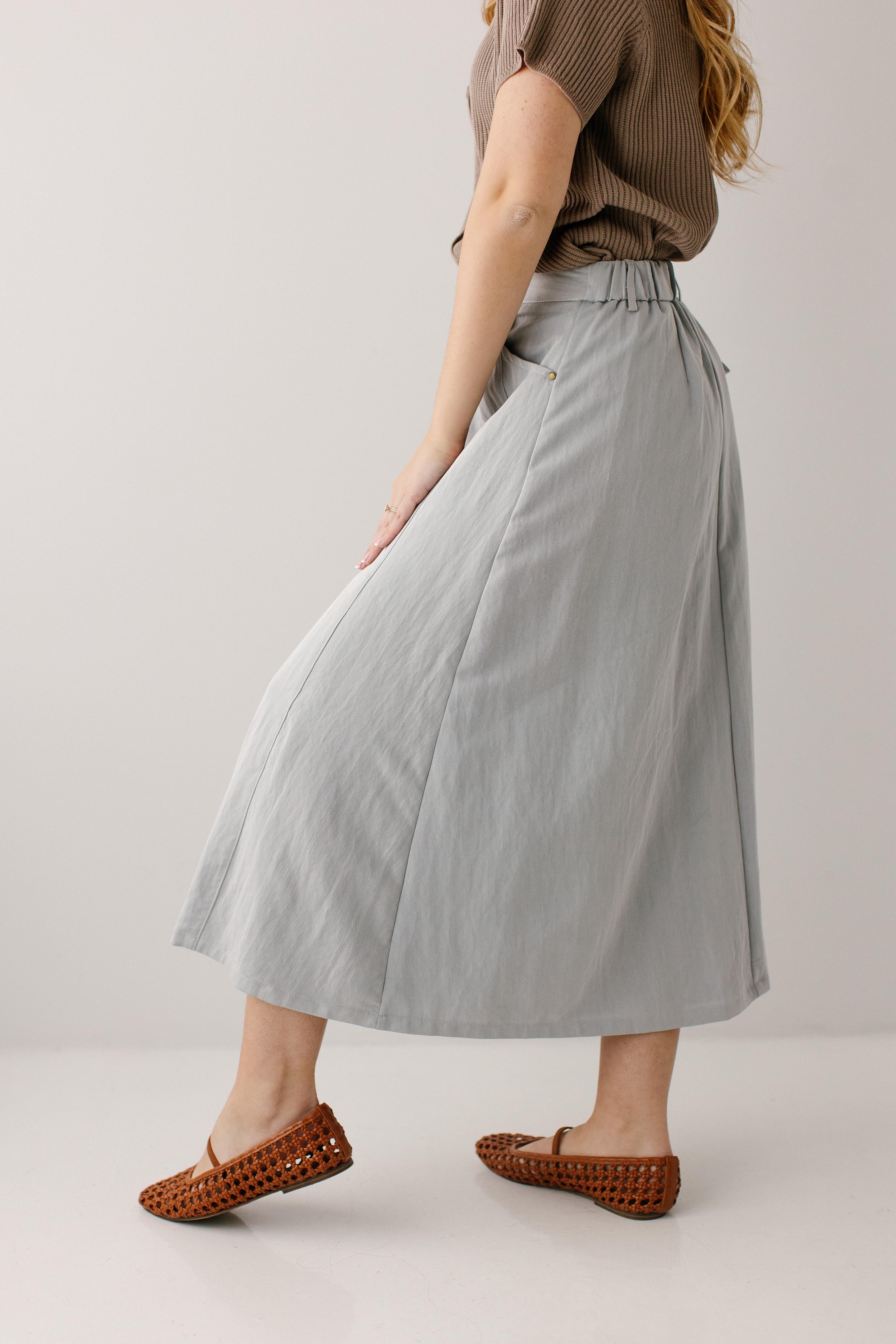 Thames A-Line Midi Skirt - Image 9