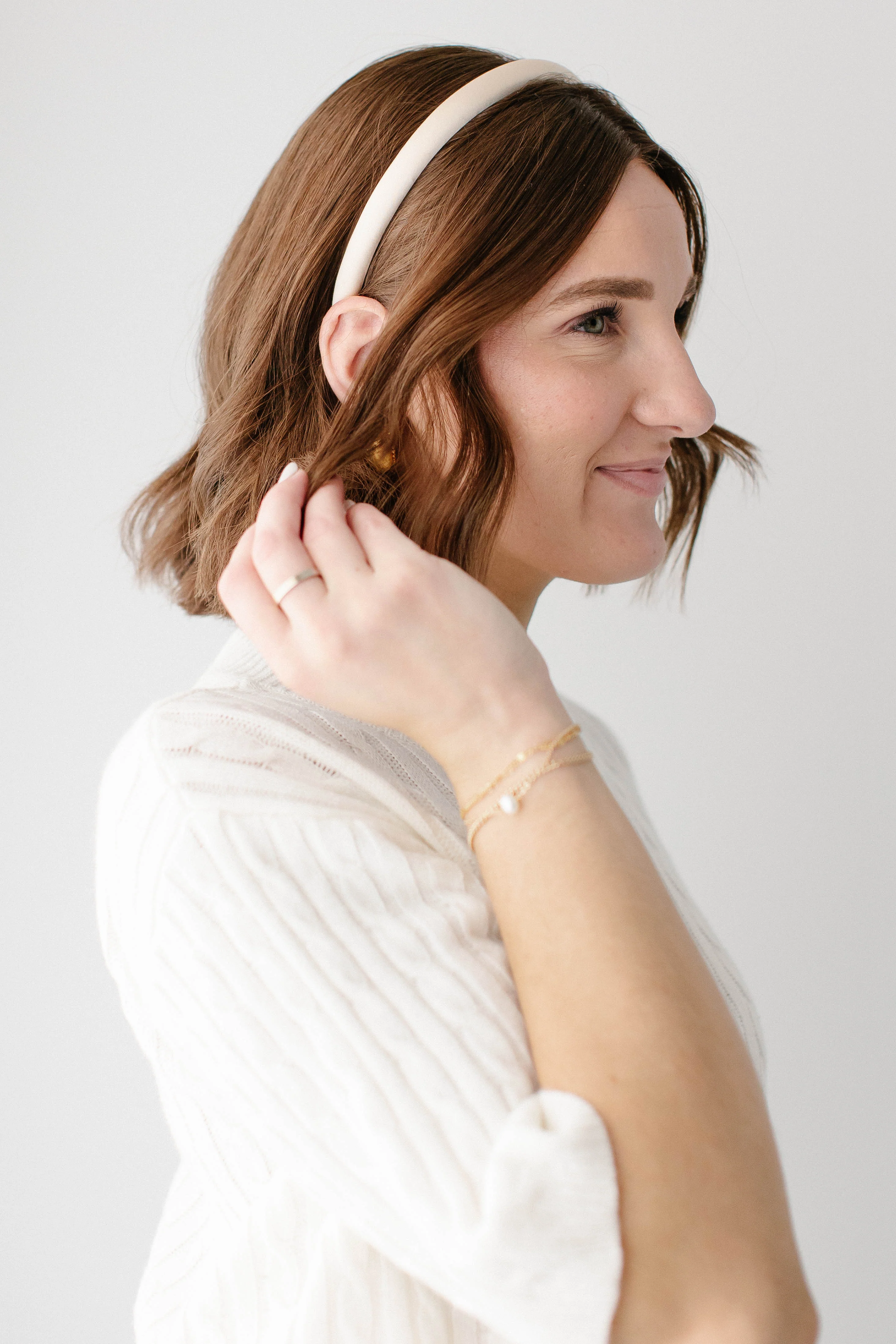 Thin Satin Headband - Image 3