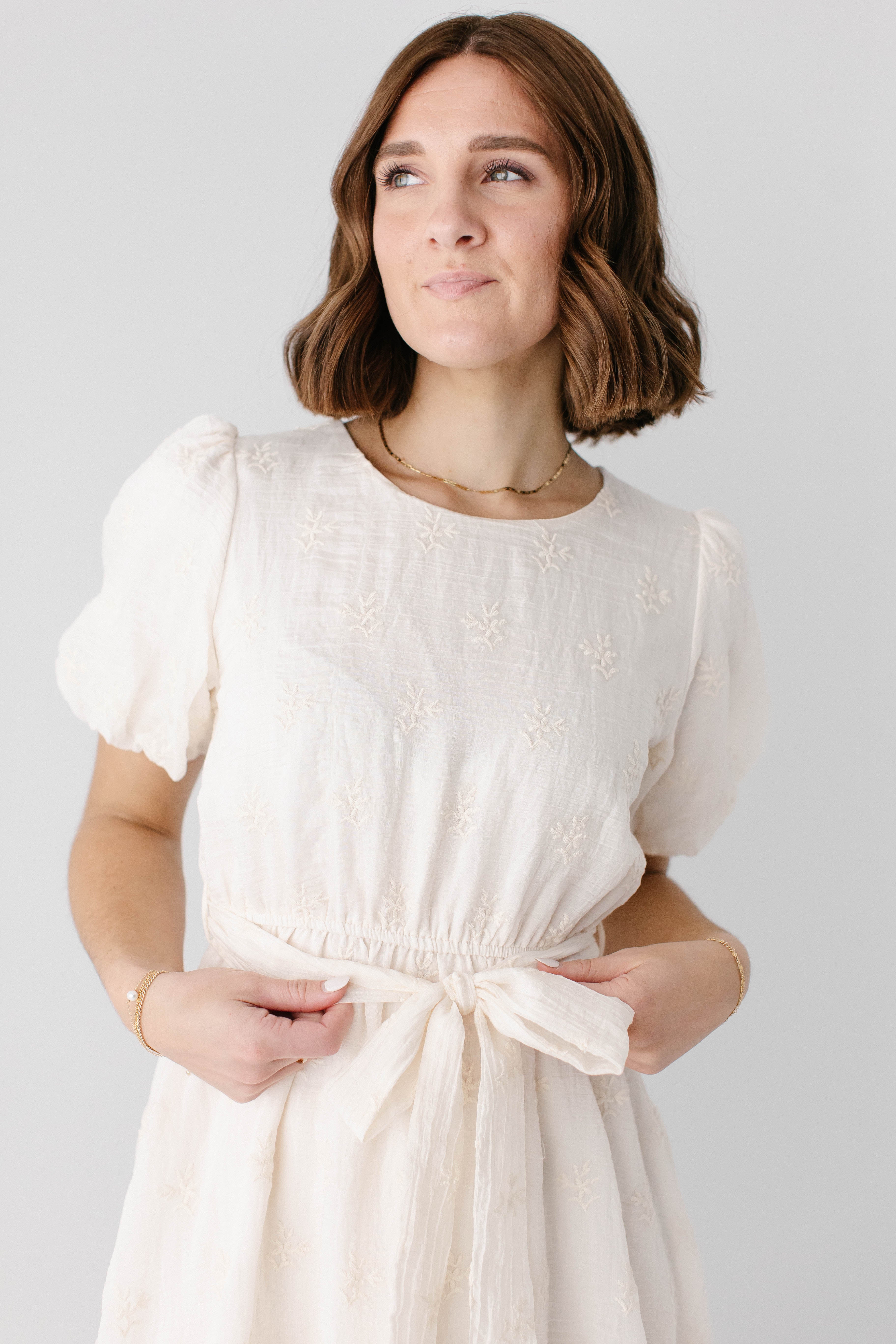 'Verona' Embroidered Midi Dress FINAL SALE - Image 2