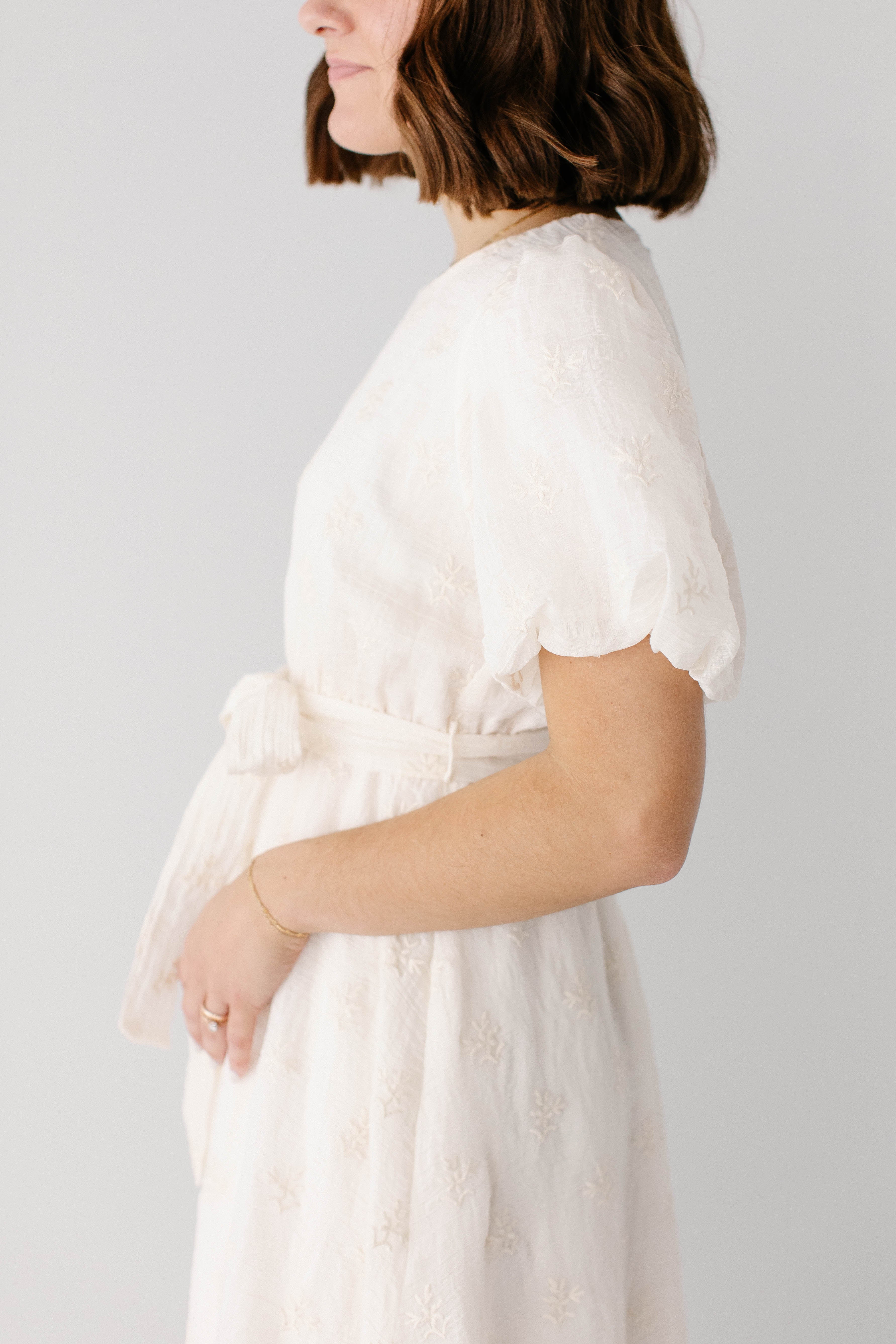 'Verona' Embroidered Midi Dress FINAL SALE - Image 3