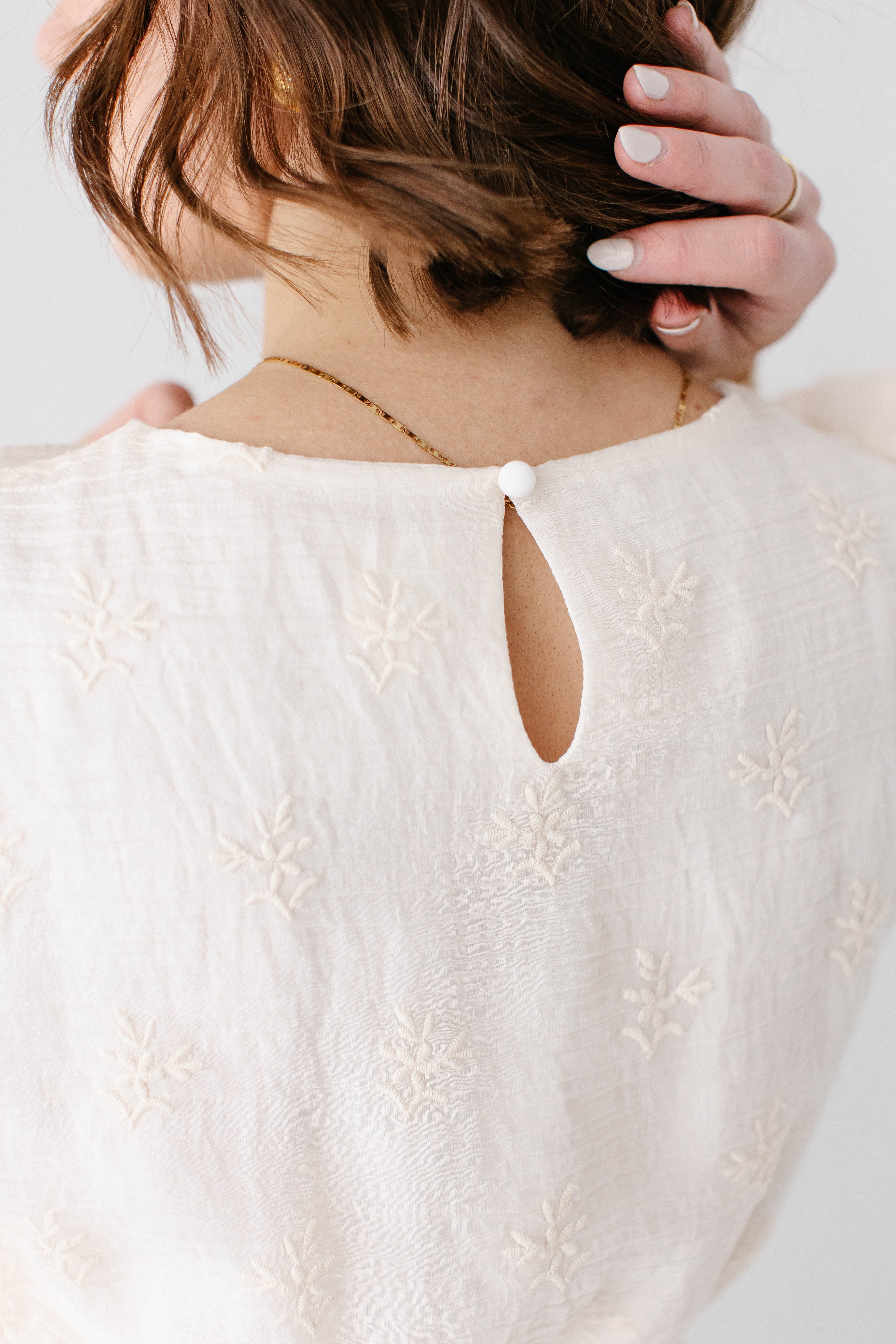 'Verona' Embroidered Midi Dress FINAL SALE - Image 6