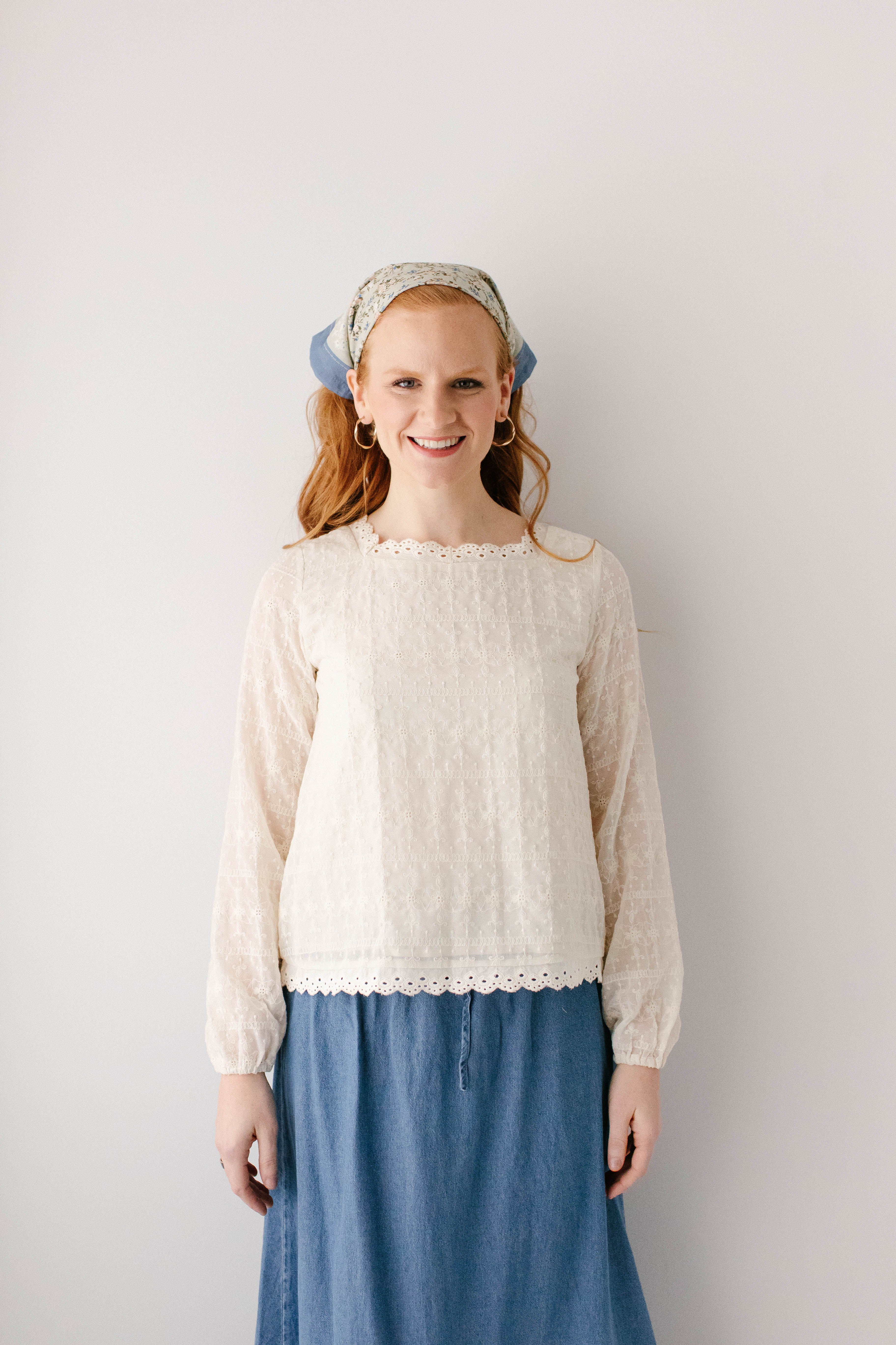 Victoria Embroidered Lace Top - Image 4