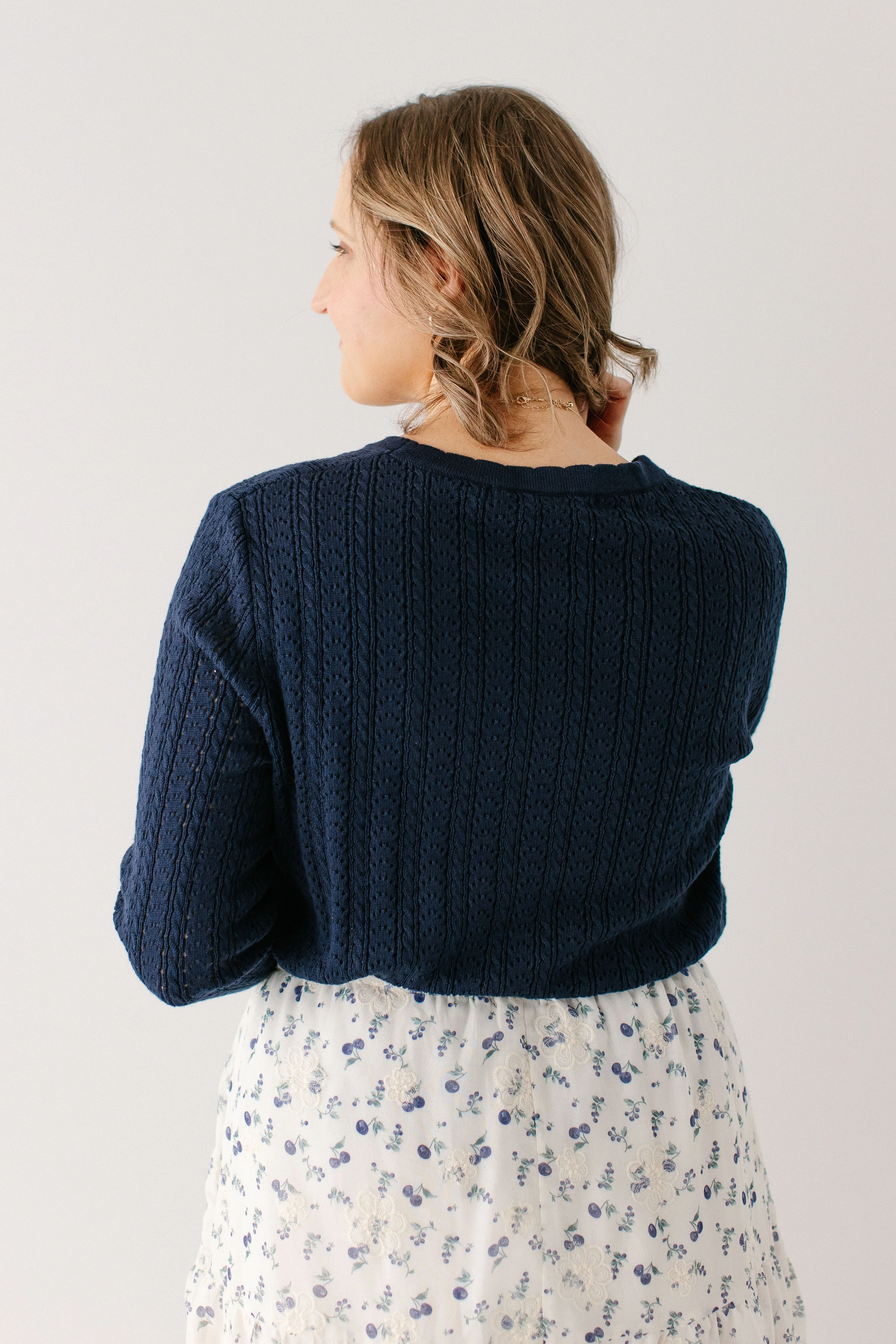 Waverly Pointelle Sweater FINAL SALE - Image 6