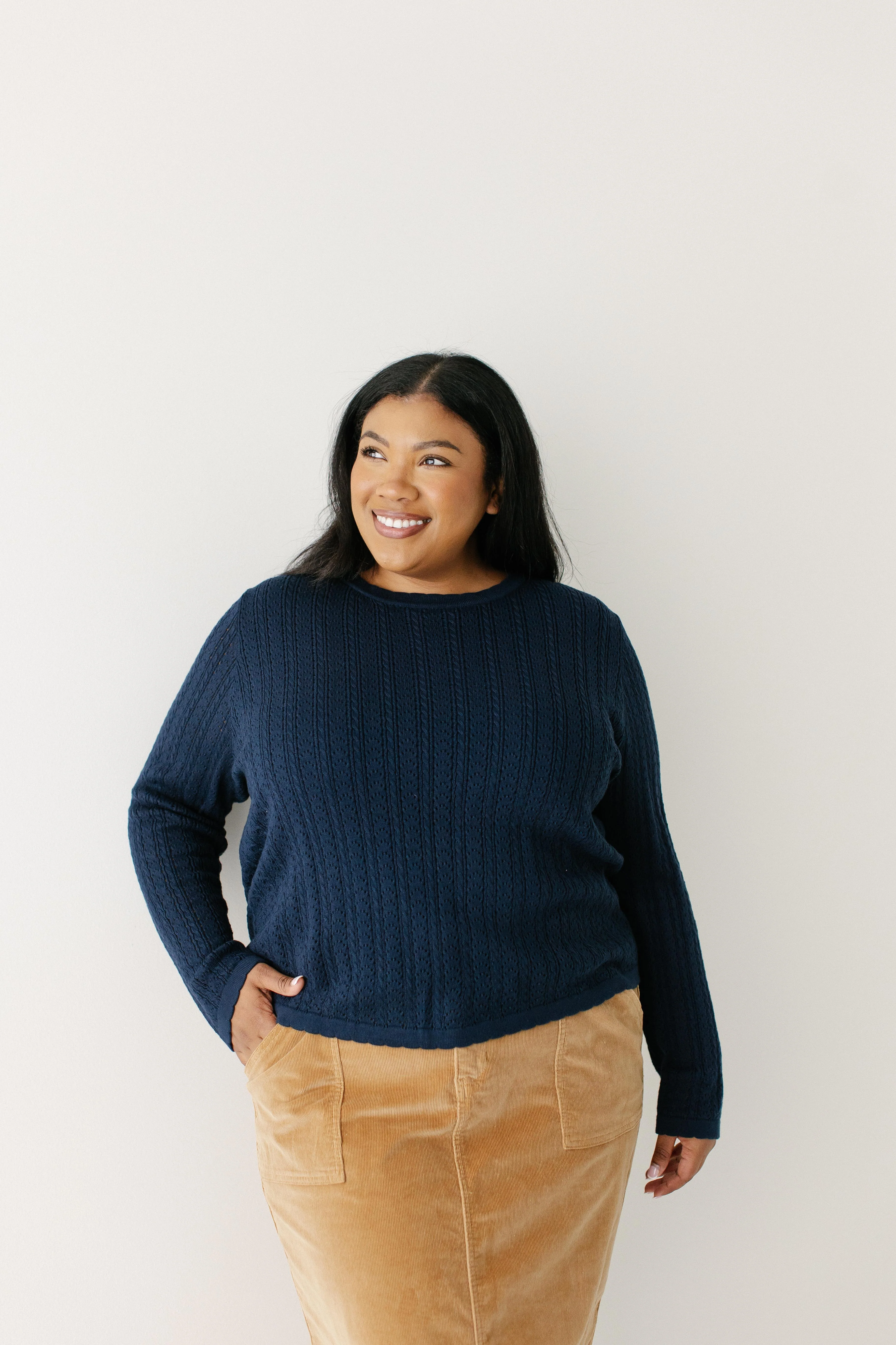 Waverly Pointelle Sweater FINAL SALE - Image 8