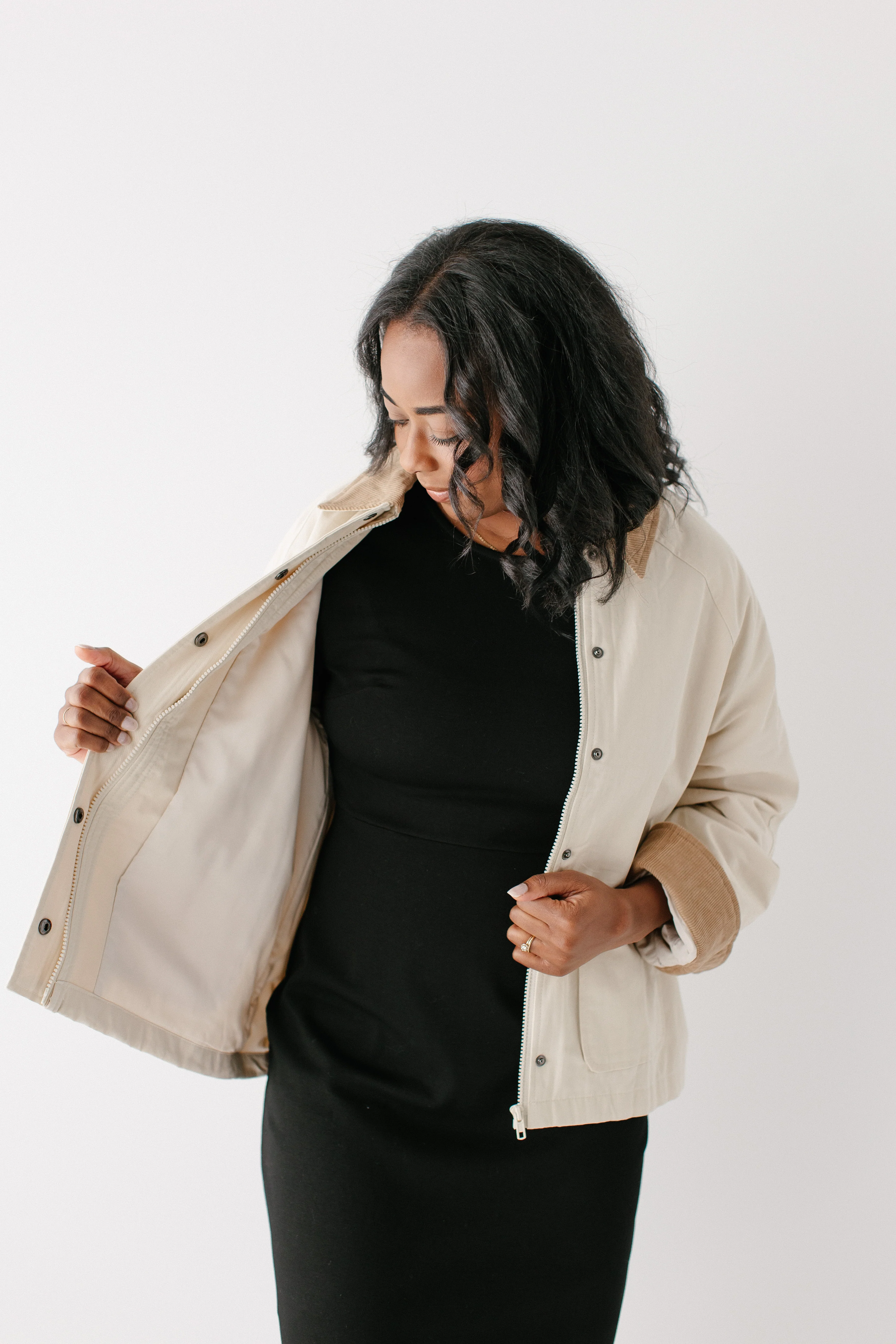'Weston' Corduroy Contrast Barn Jacket FINAL SALE - Image 5