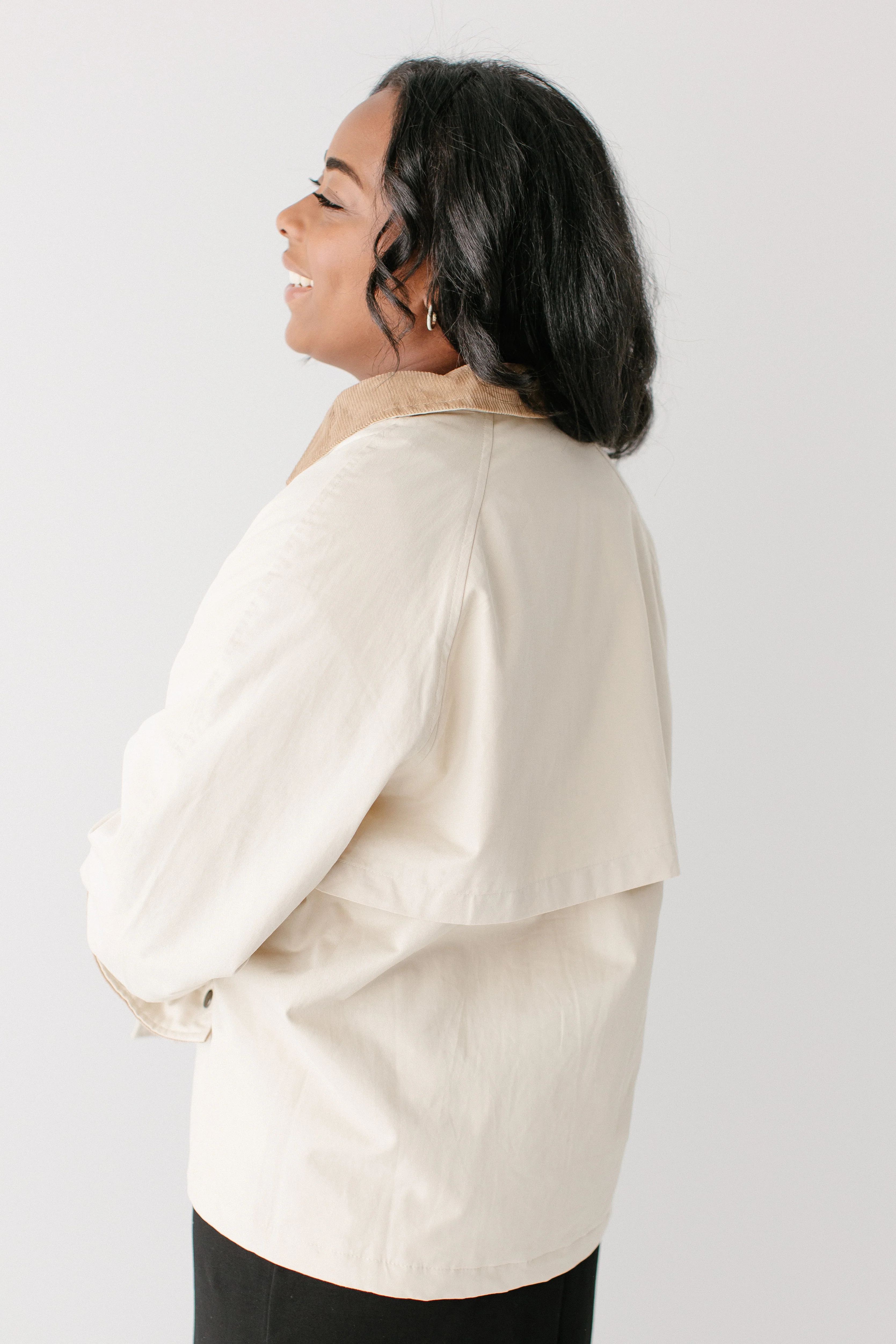 'Weston' Corduroy Contrast Barn Jacket FINAL SALE - Image 6