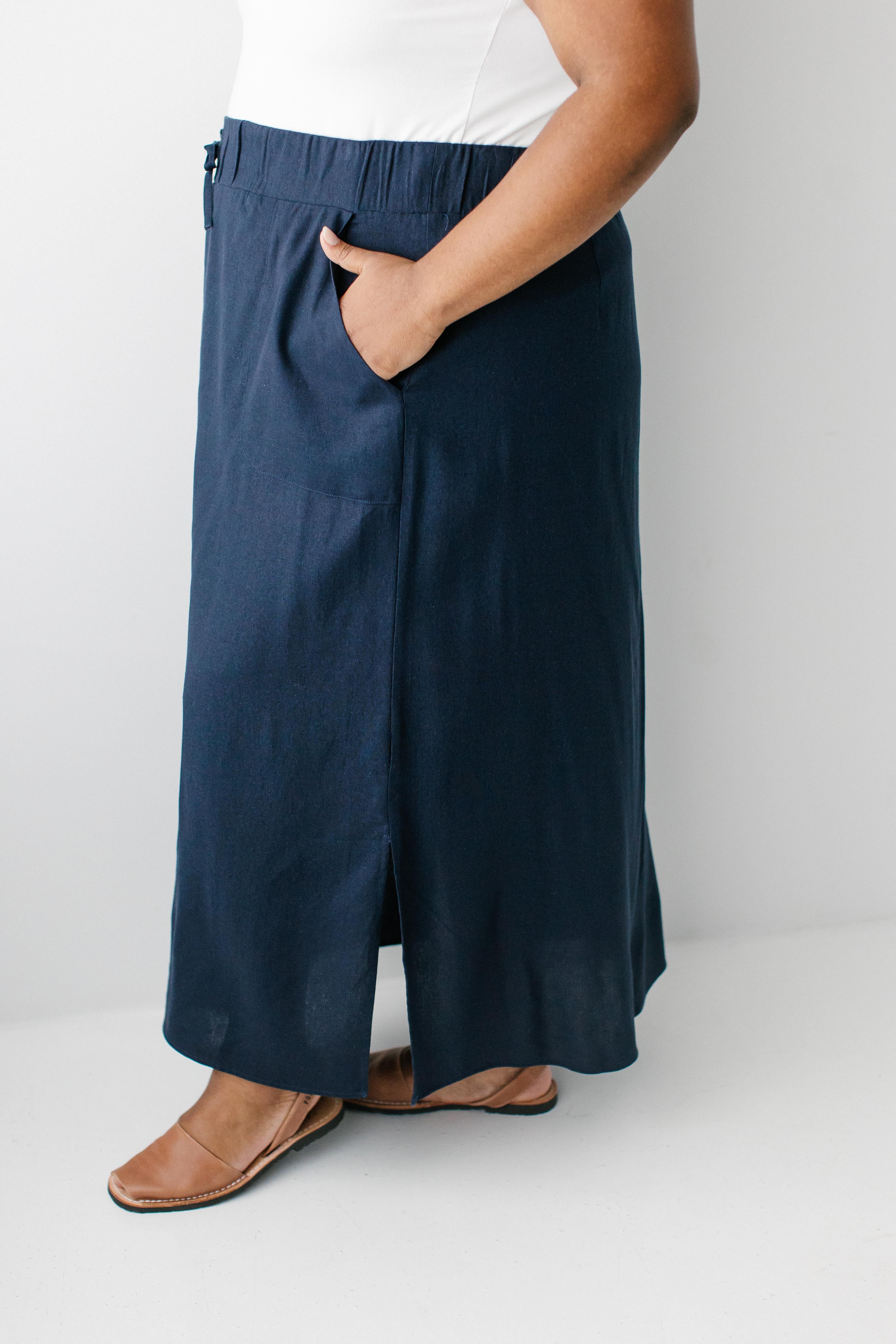Winslet Tie Waist Maxi Skirt - Image 10