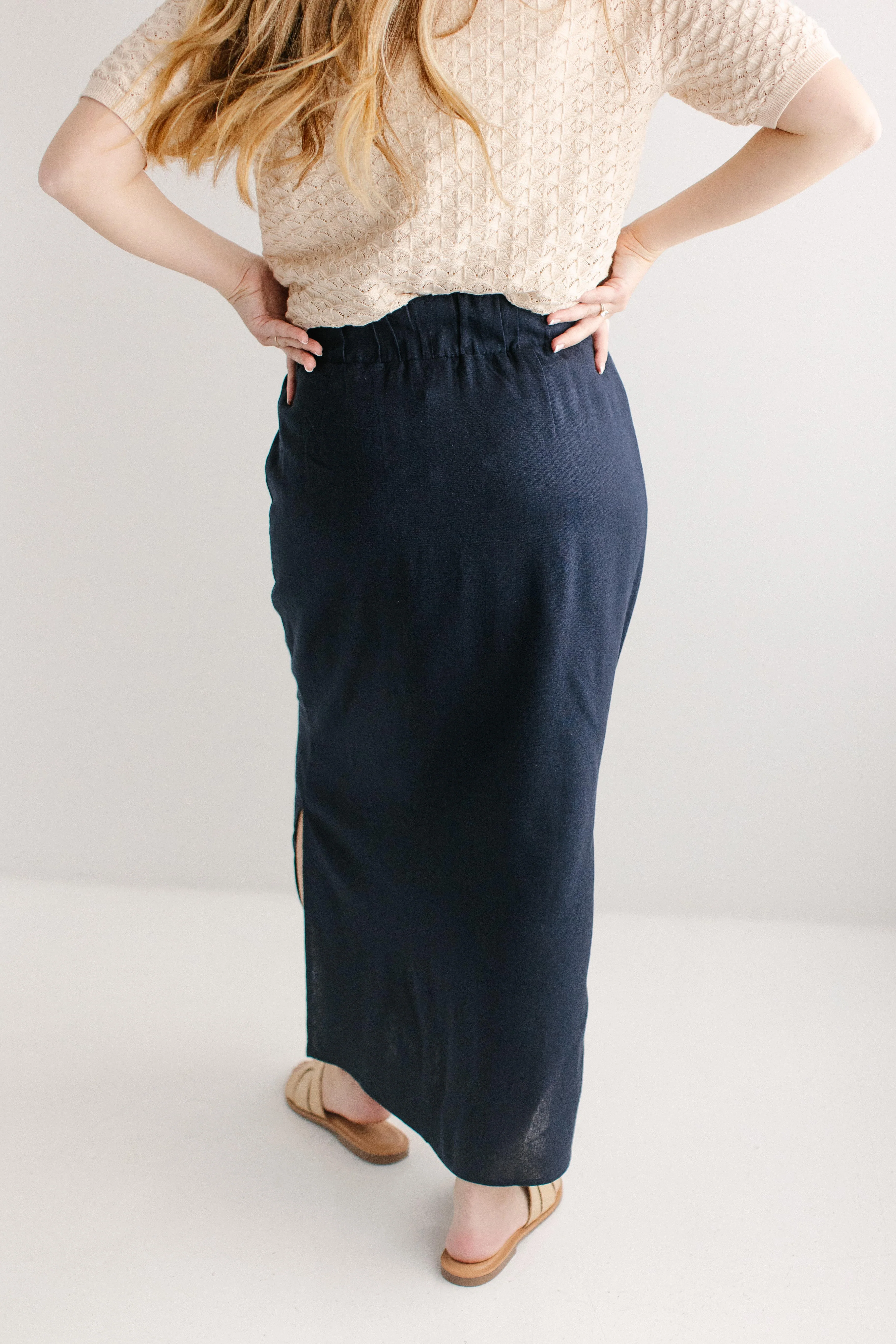 Winslet Tie Waist Maxi Skirt - Image 7