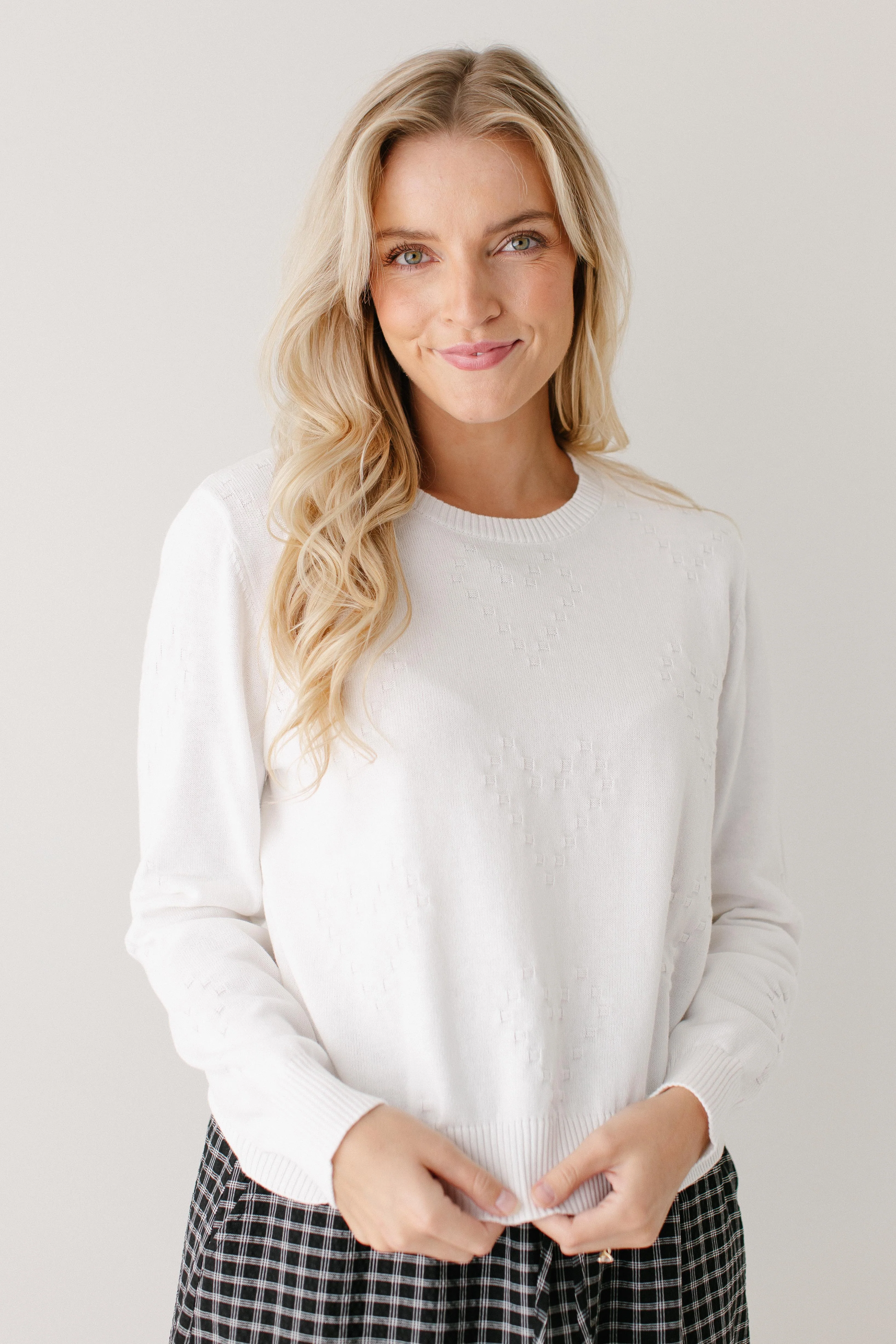 Woven Heart Sweater FINAL SALE
