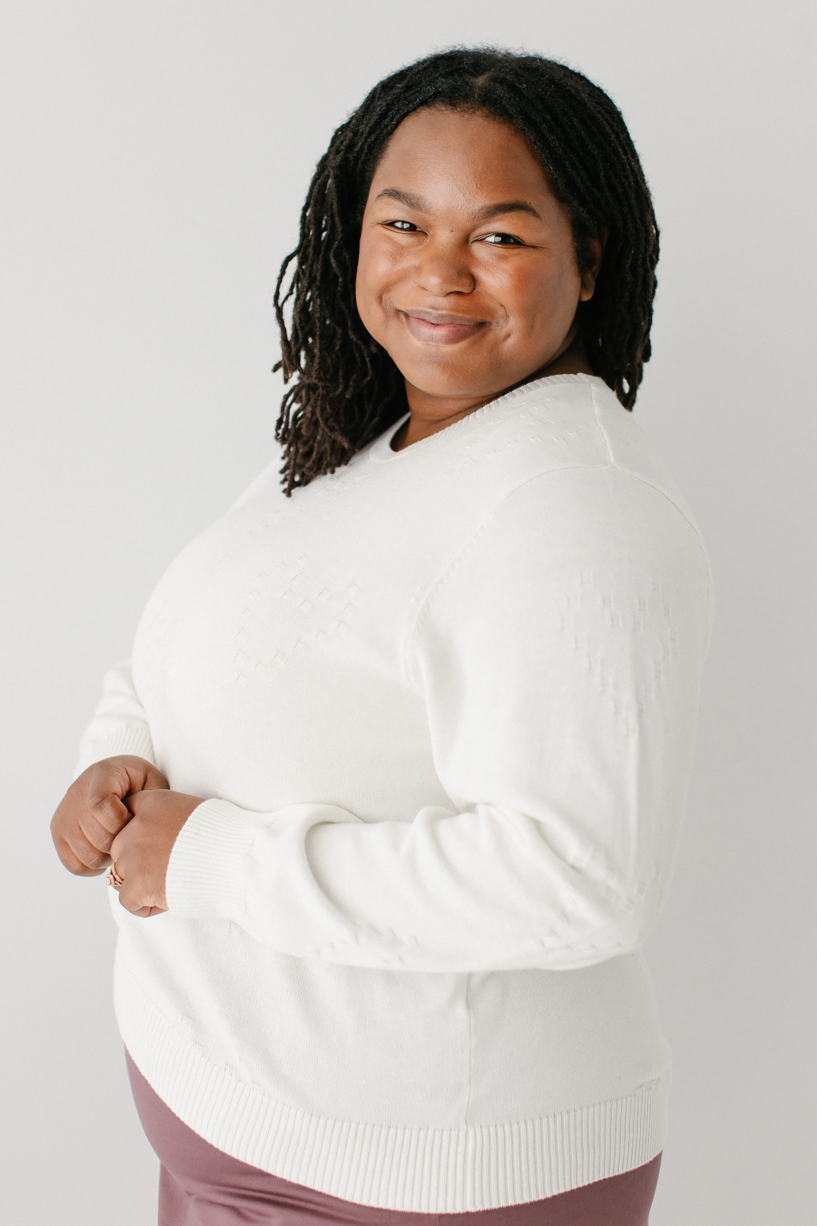 Woven Heart Sweater FINAL SALE - Image 6